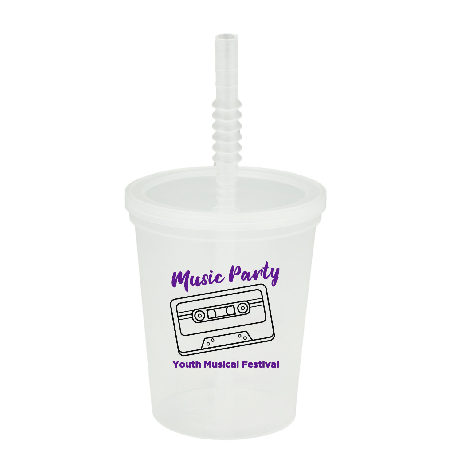 16 oz. Little Sippy Stadium Cup (2 Color Imprint) 4