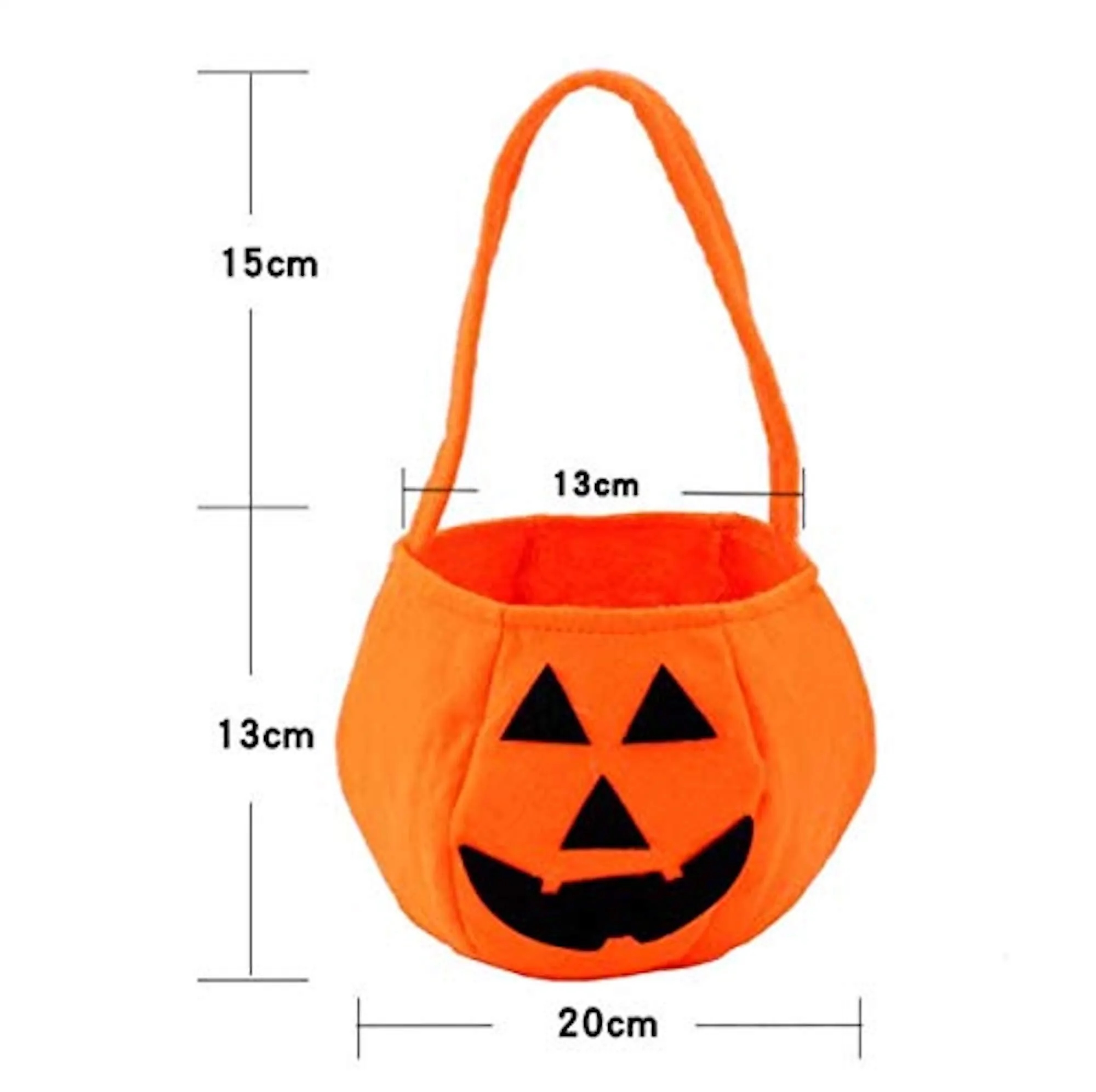 Halloween Party Supplies Non-woven Fabrics Pumpkin Bags 3