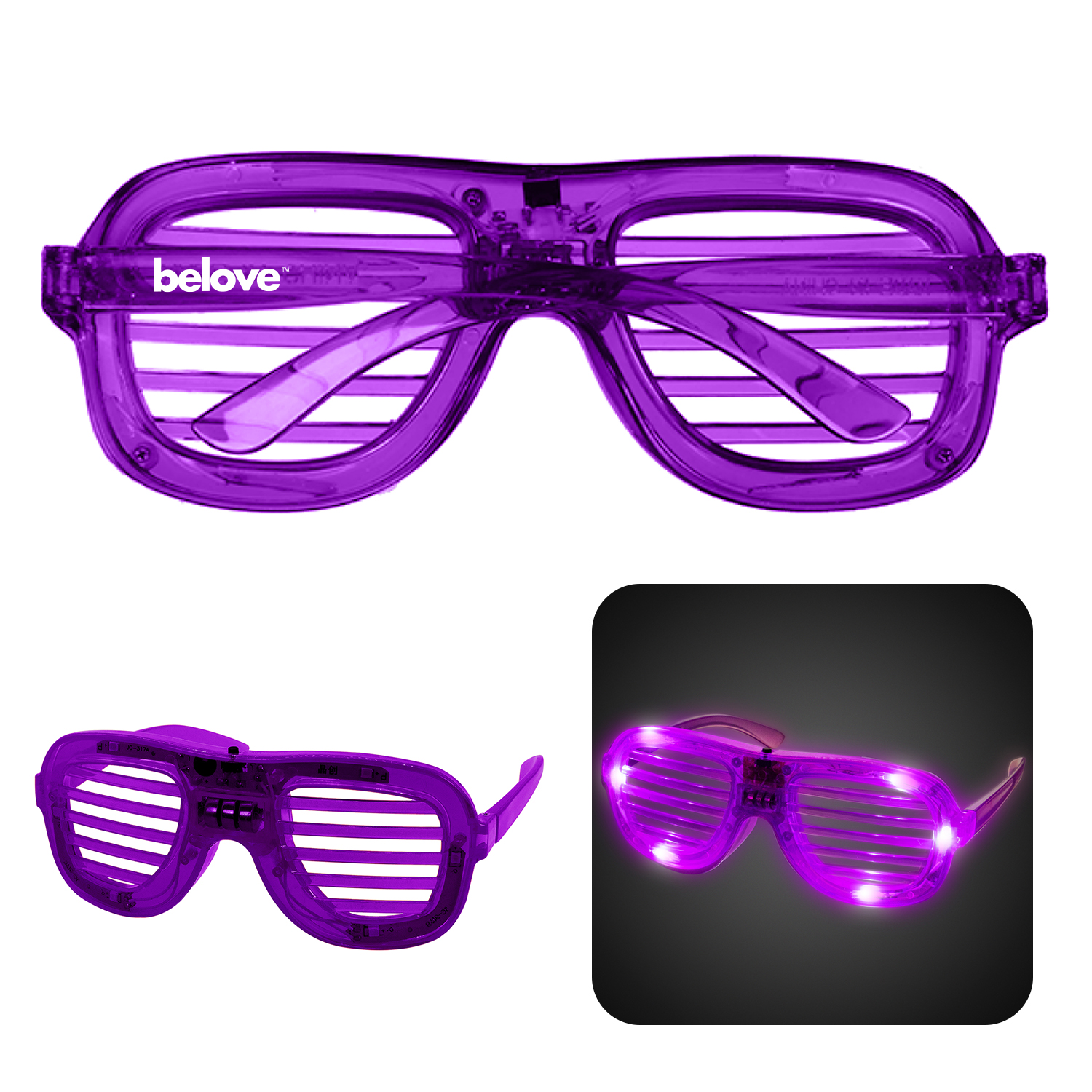 LED Slotted Glasses 14