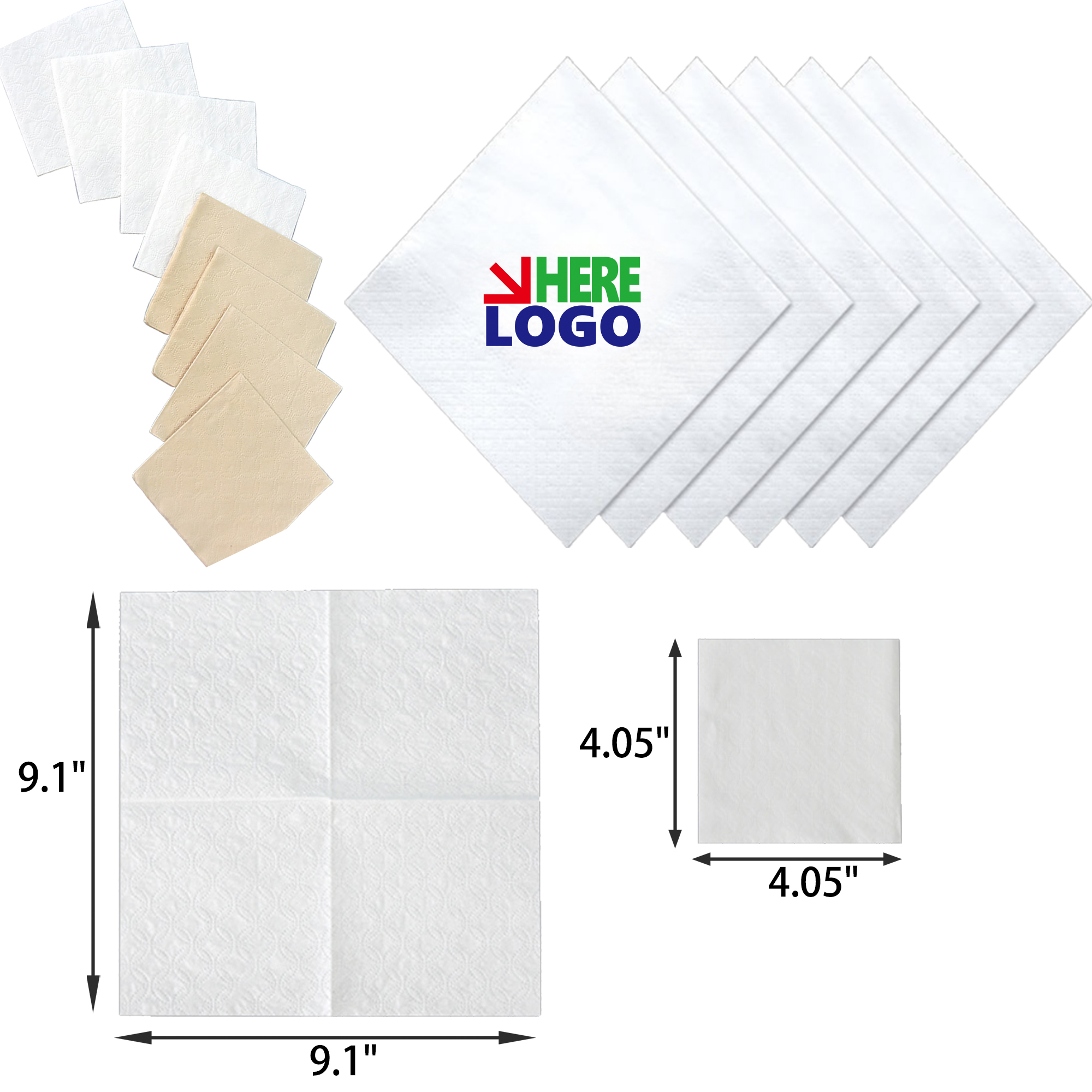 Customizable 2 Ply Custom Napkin 2