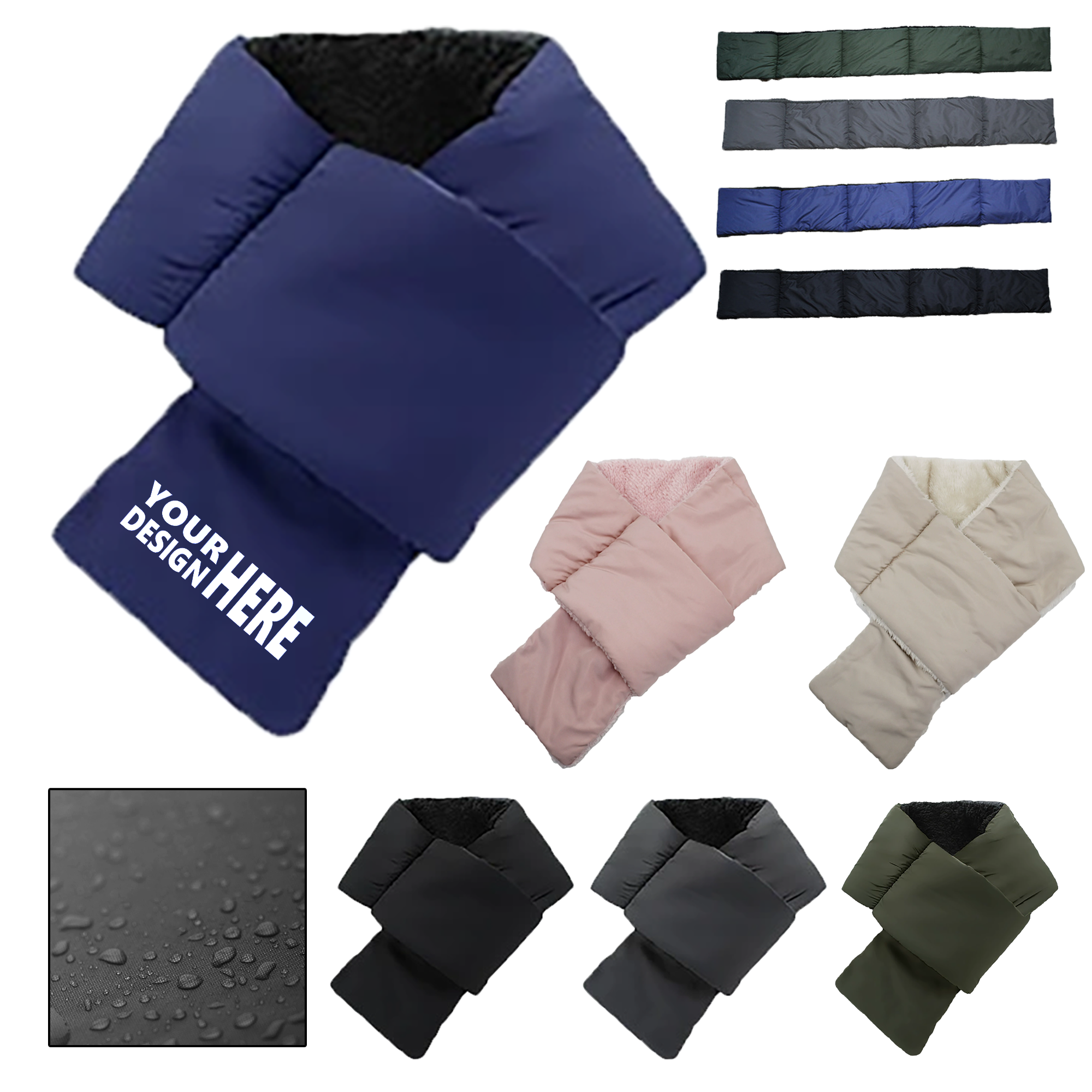 Outdoor Warm Down Scarf 2