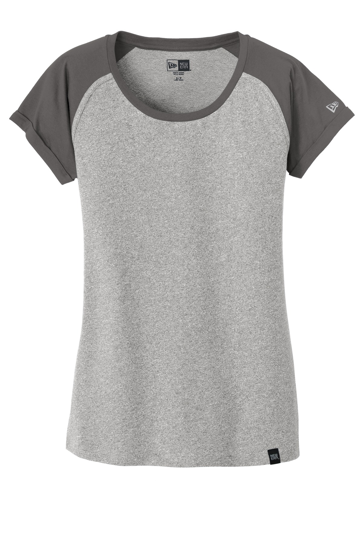 New Era Women's Heritage Blend Varsity Tee. LNEA107 18