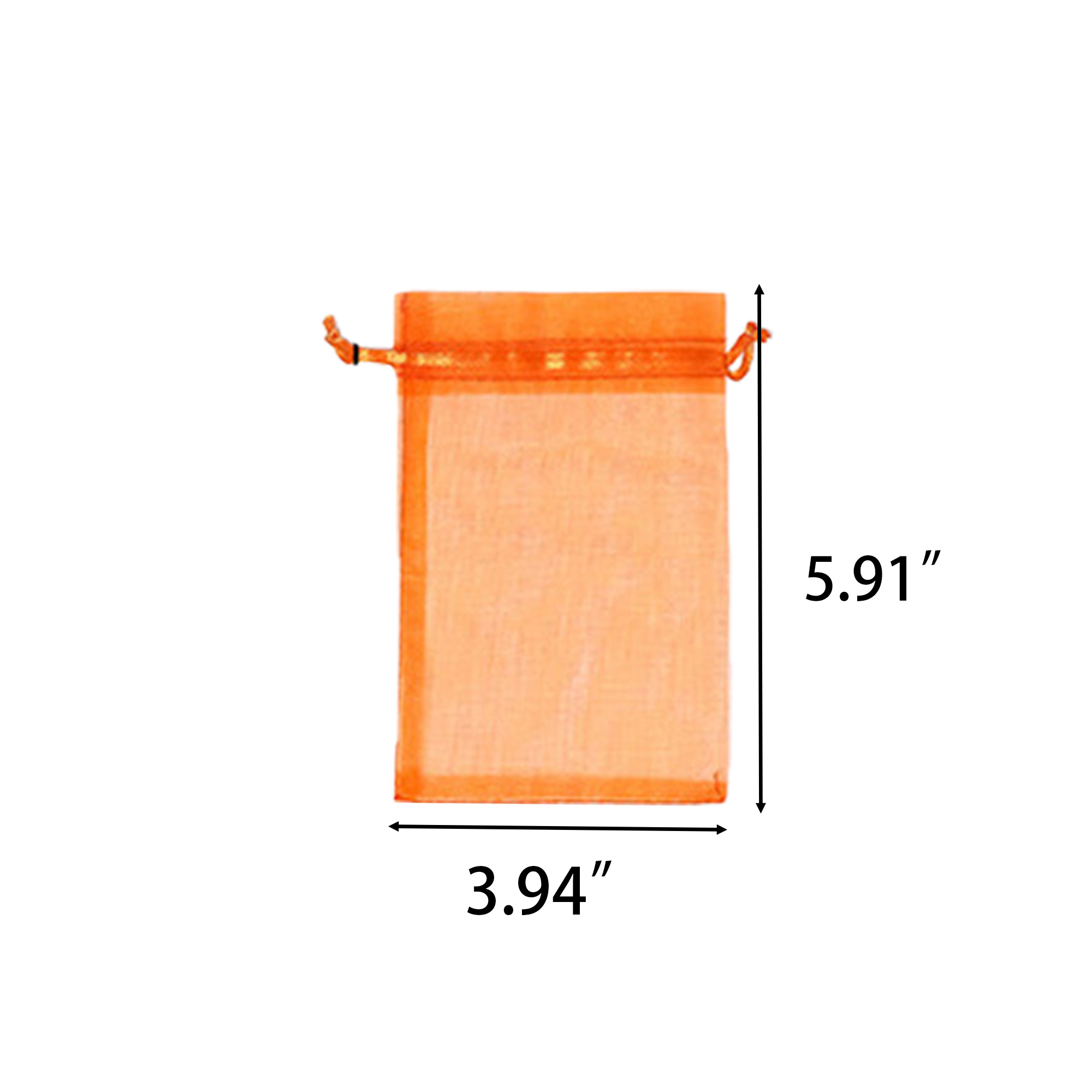 Custom Logo Organza Drawstring Bag 4