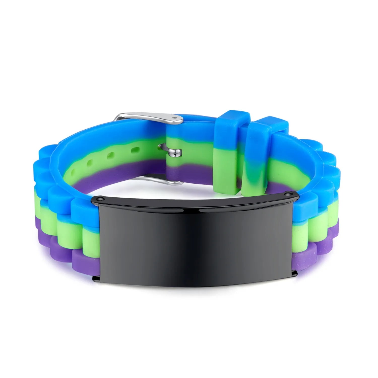 Stainless steel silicone bracelet 3