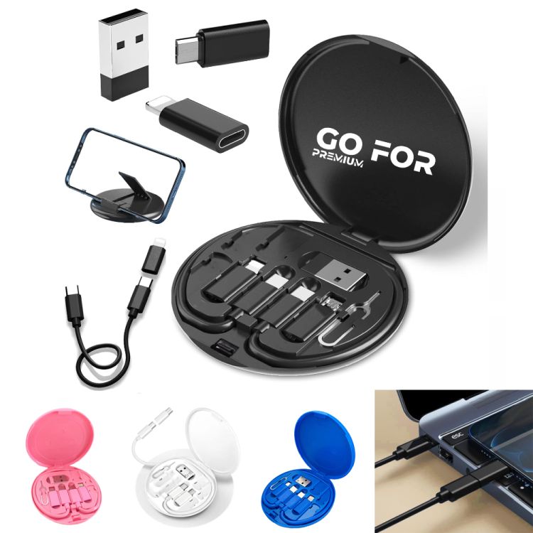 USB C Adapter OTG Kit with Phone Holder 3