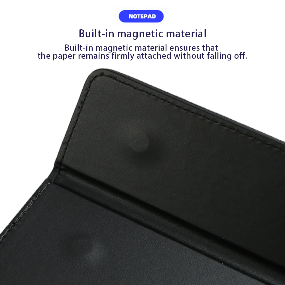 A4 leather customizable logo signature board clip 1