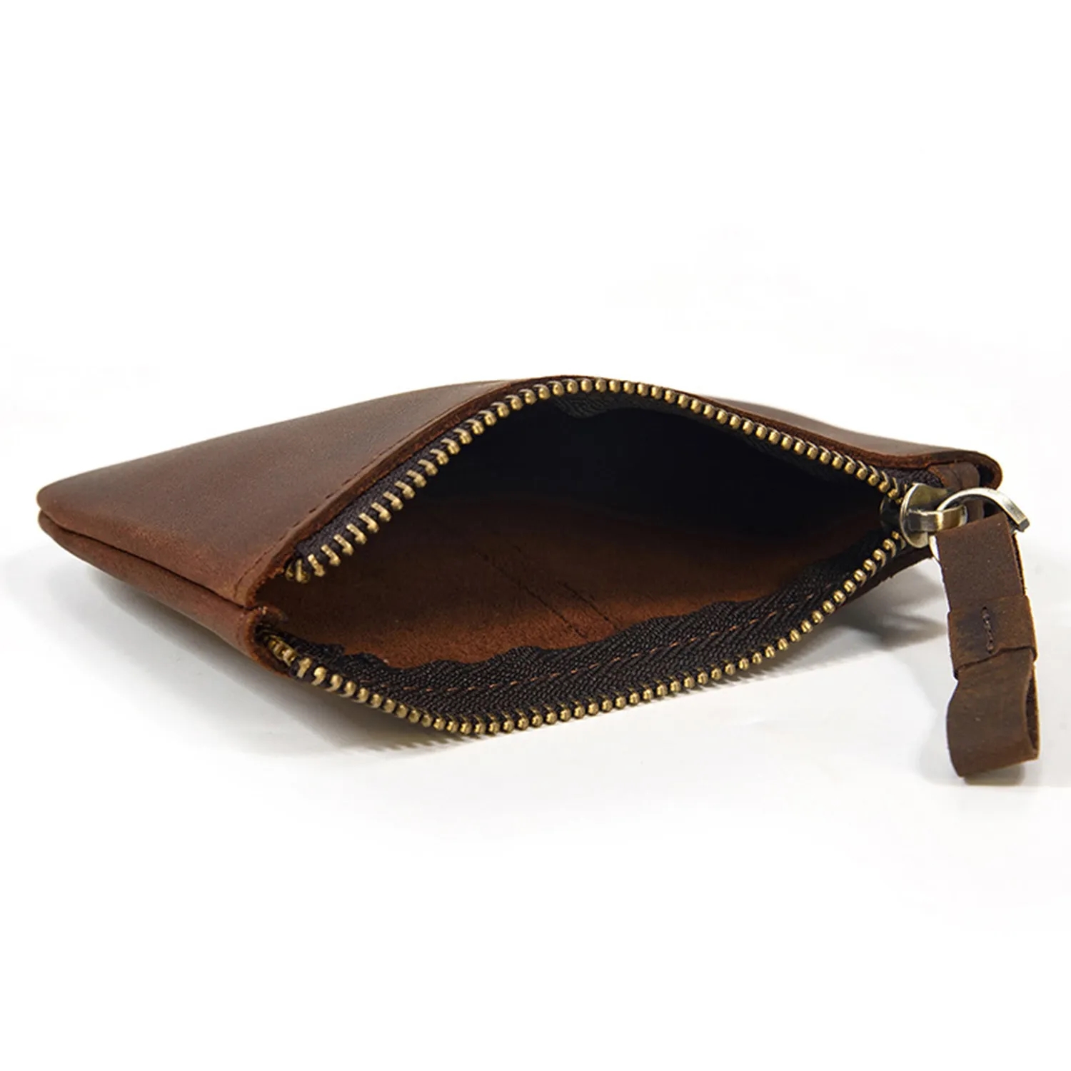 Genuine Leather Zippered Wallet 6
