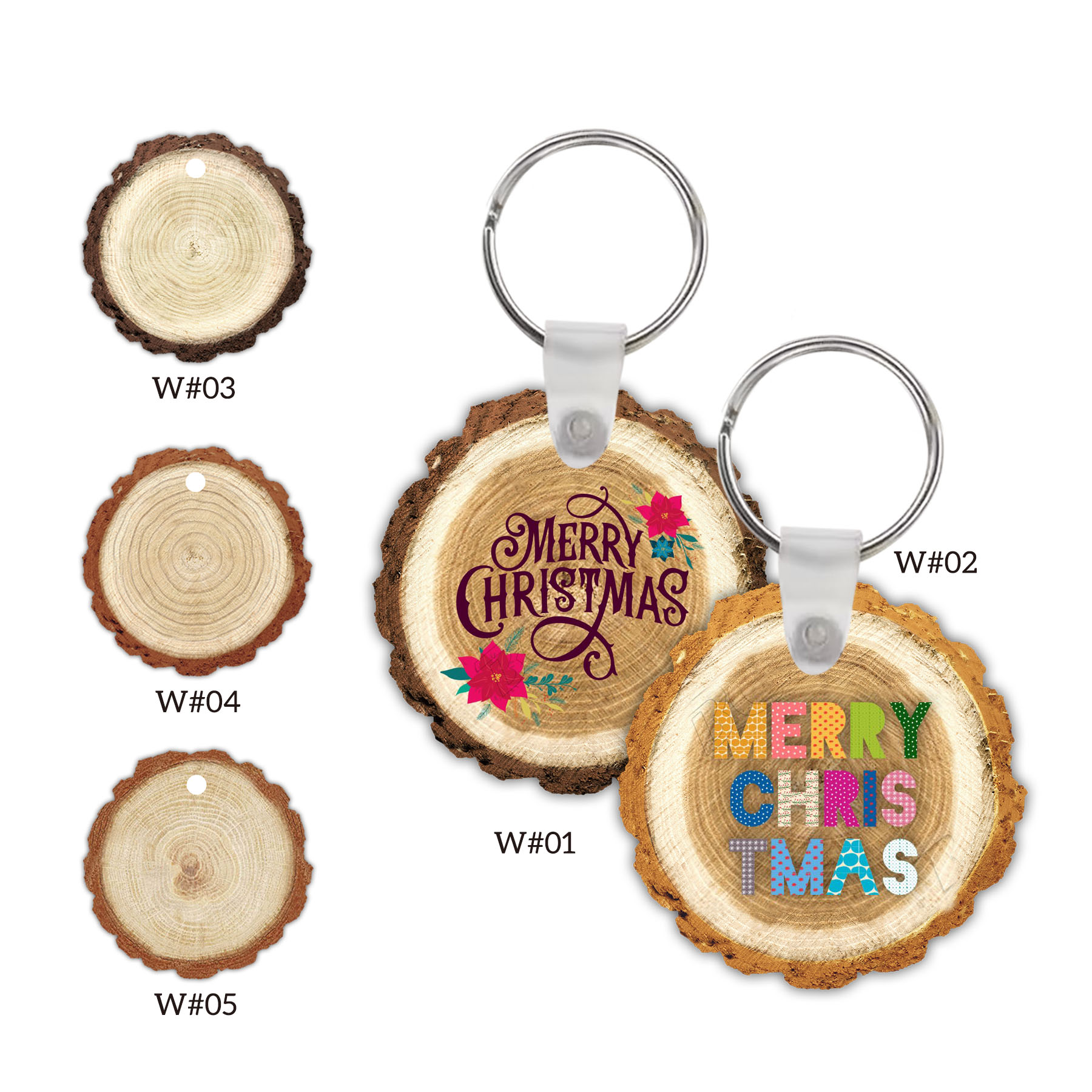 Free Shipping Full Color Christmas Design Key Chain - Trunk 3