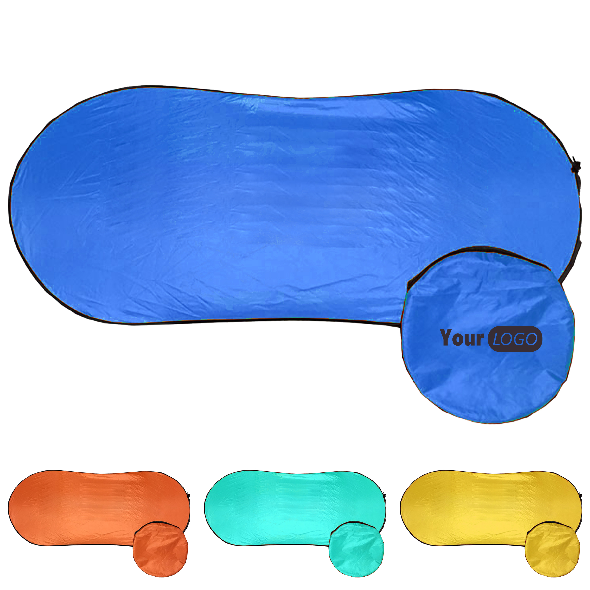Nylon Compact Folding Single Panel Windshield Sunshade For Heat Protection 2