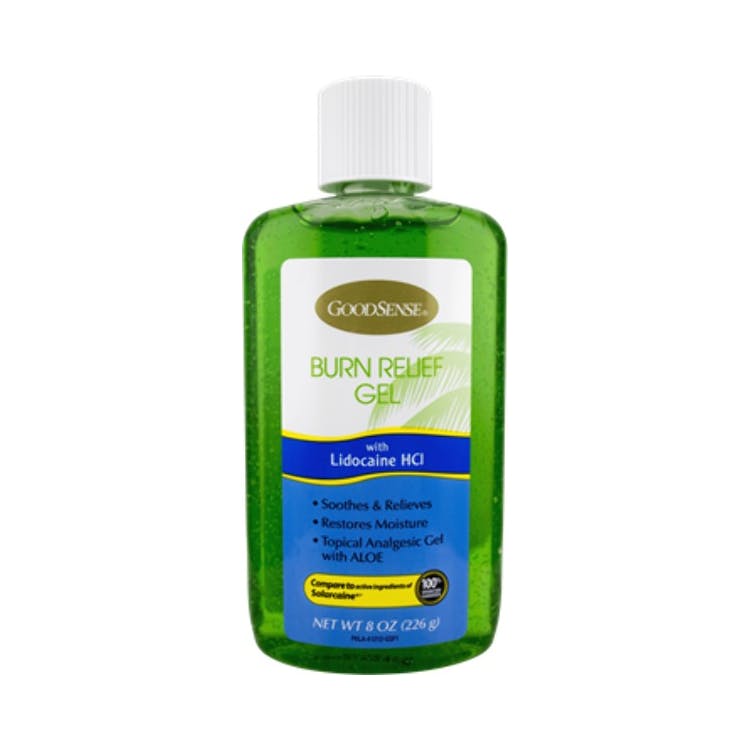 GoodSense Burn Relief Aloe Gel - Lidocaine 8 oz 1