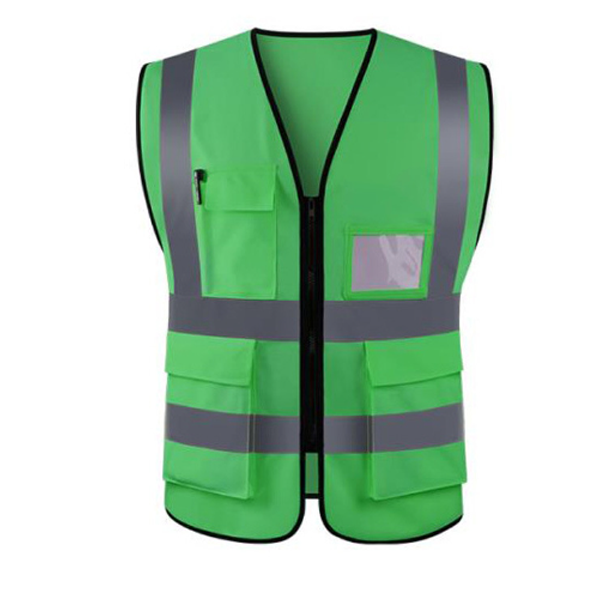 Multiple Pocket Reflective Safety Vest 4