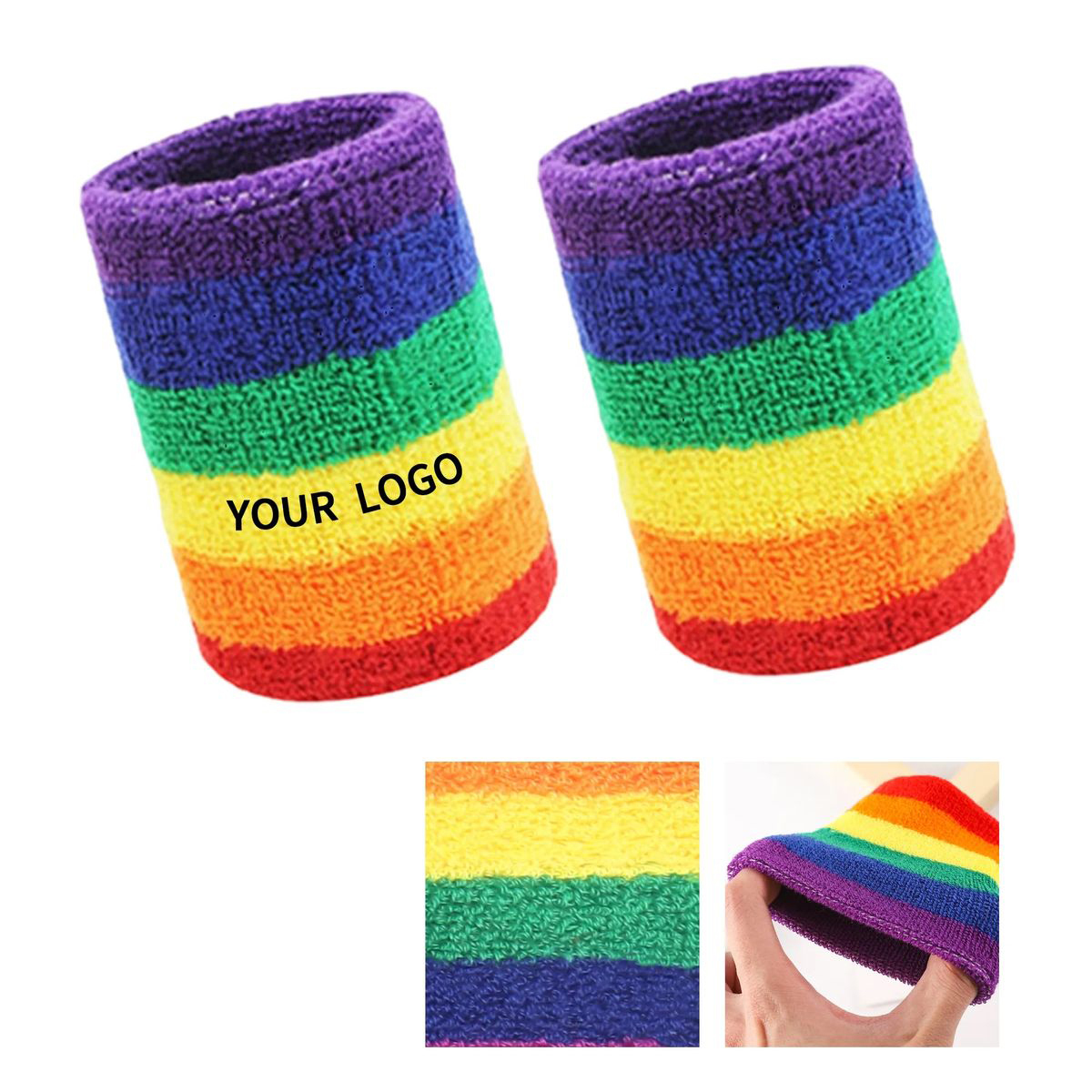 Rainbow Wrist Support Band for Sports 2