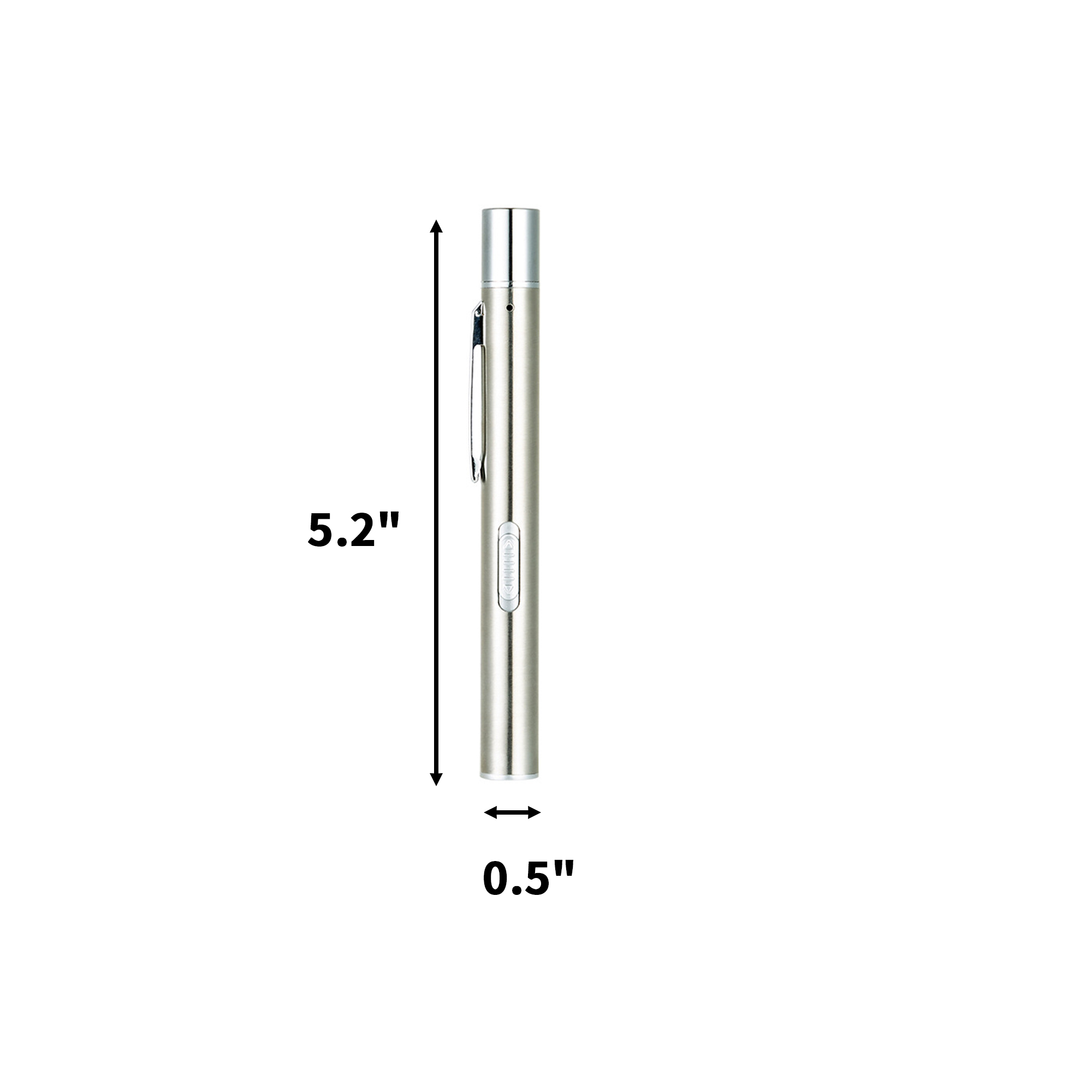 Stainless Steel Penlight With USB Charge 4