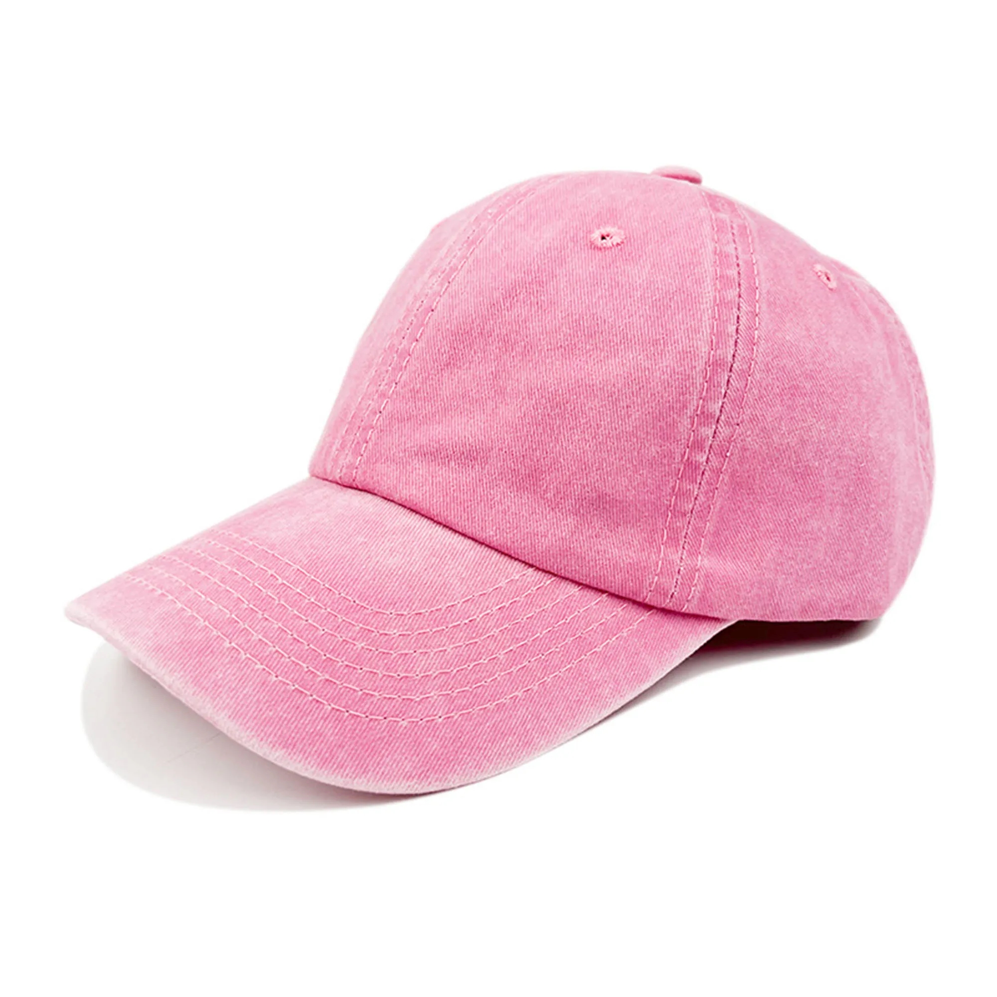 Embroidery Washed Cotton Baseball Cap 8