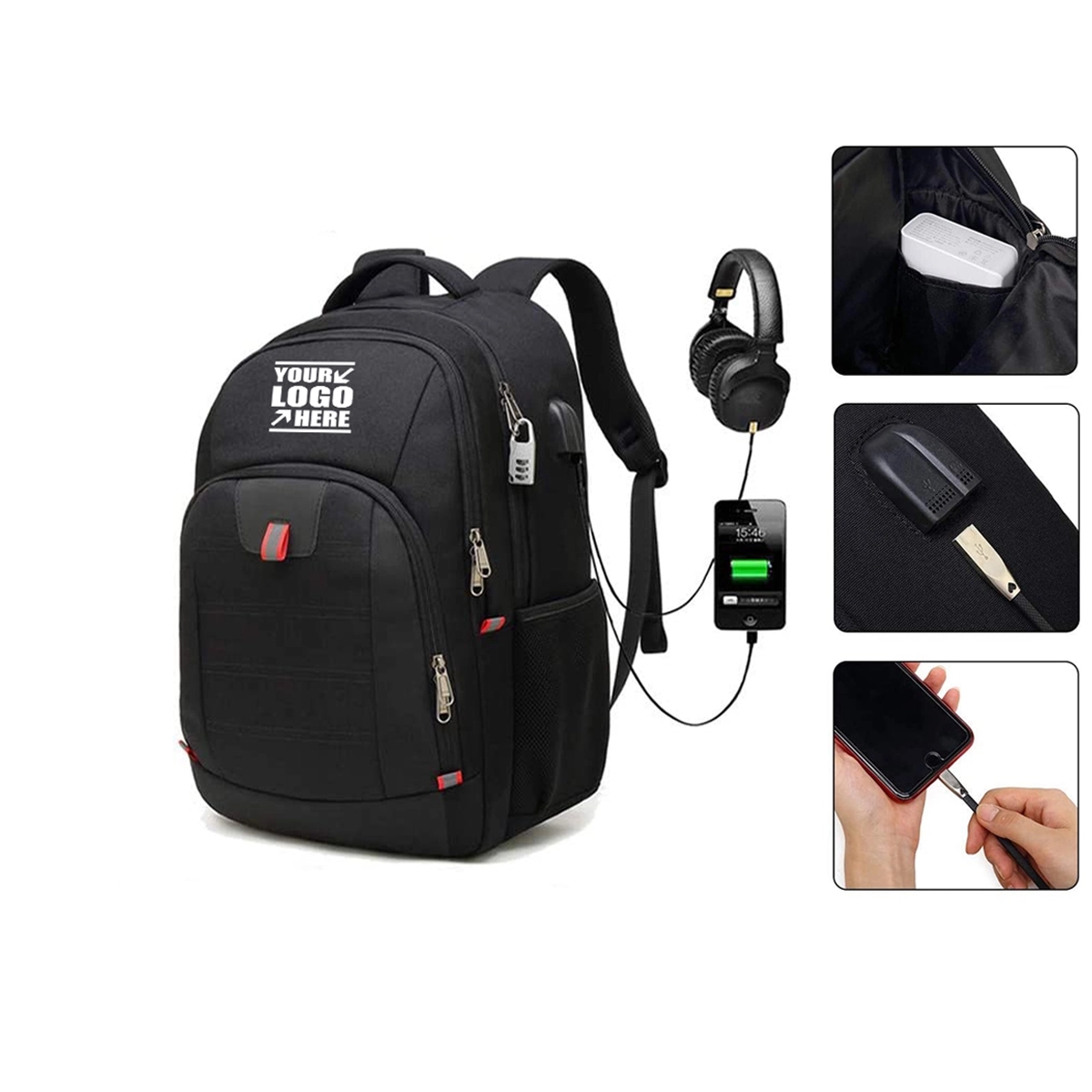 Travel Laptop Backpack For Men And Women With Usb Charging 2