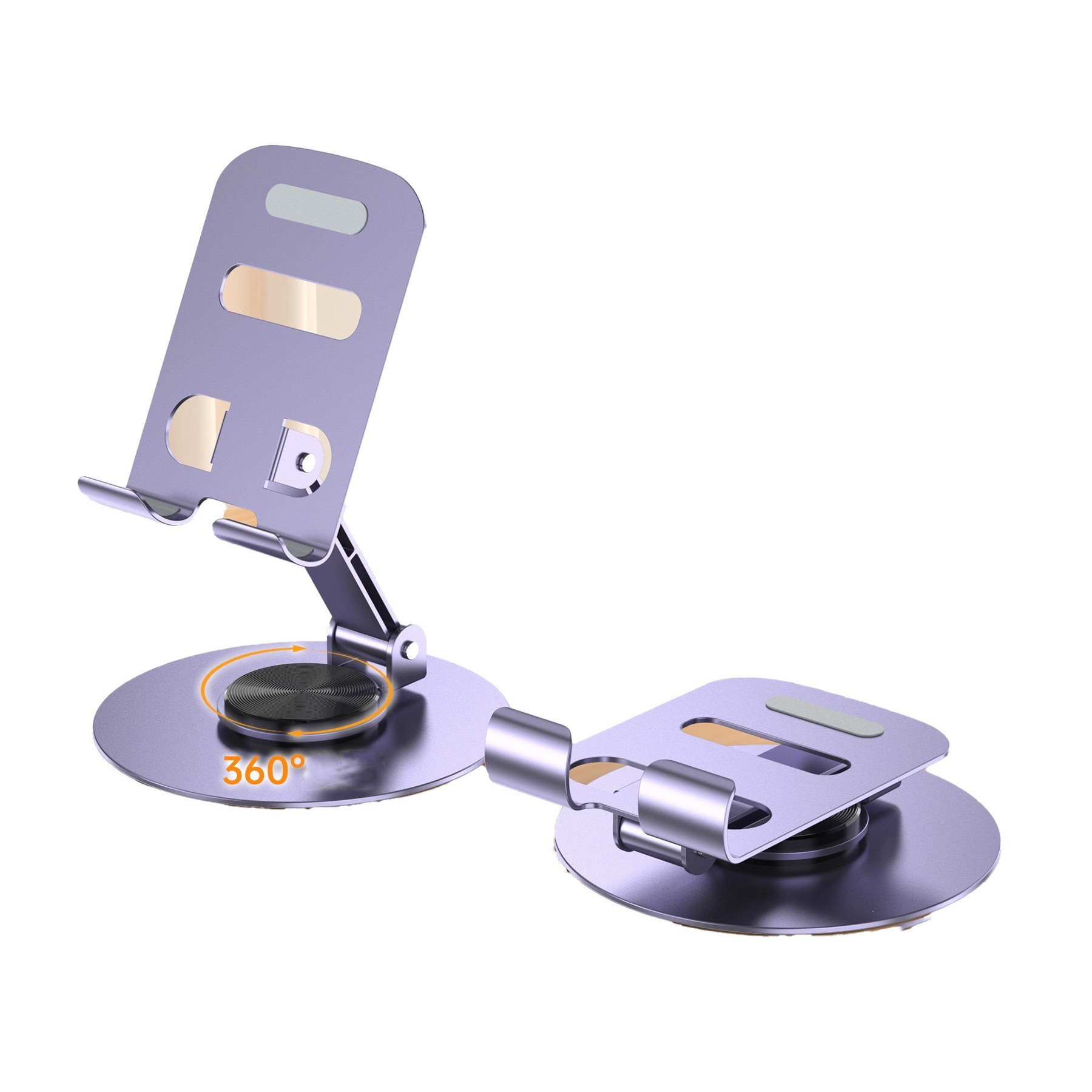 All Metal Rotating Folding Phone Holder 3