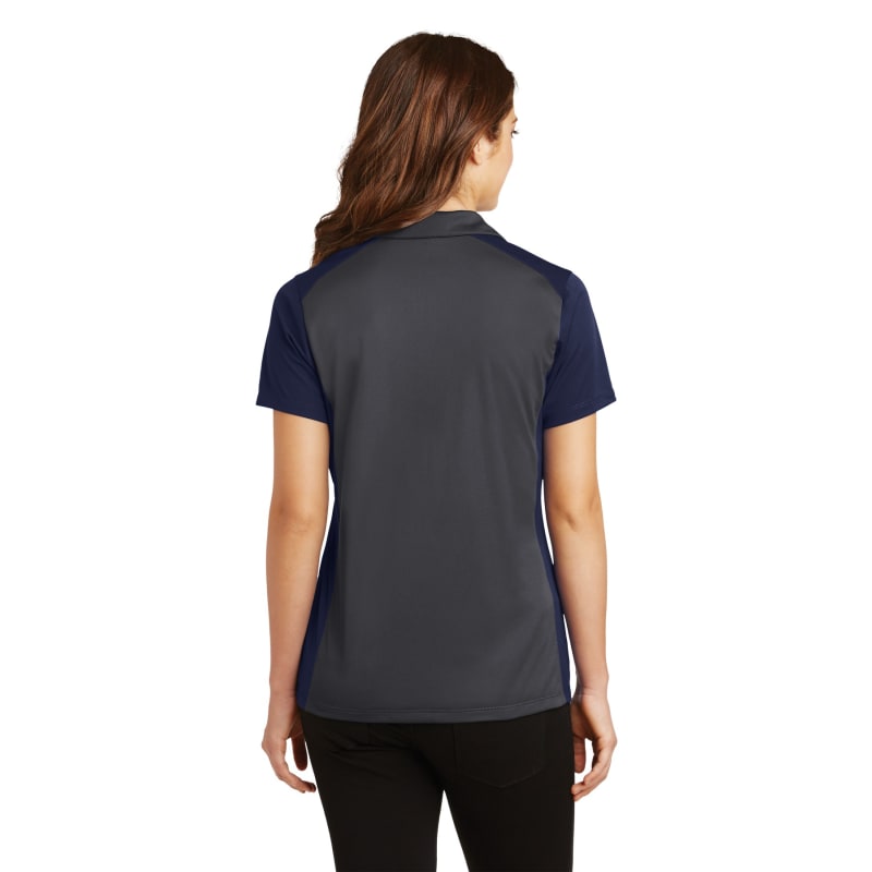 Sport-Tek Women's Colorblock Micropique Sport-Wick Polo. 5