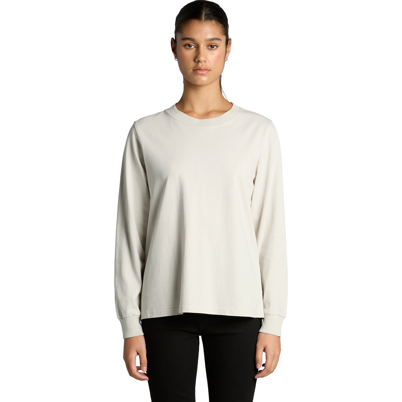 Wo's Heavy Faded L/S Tee | 4083 15