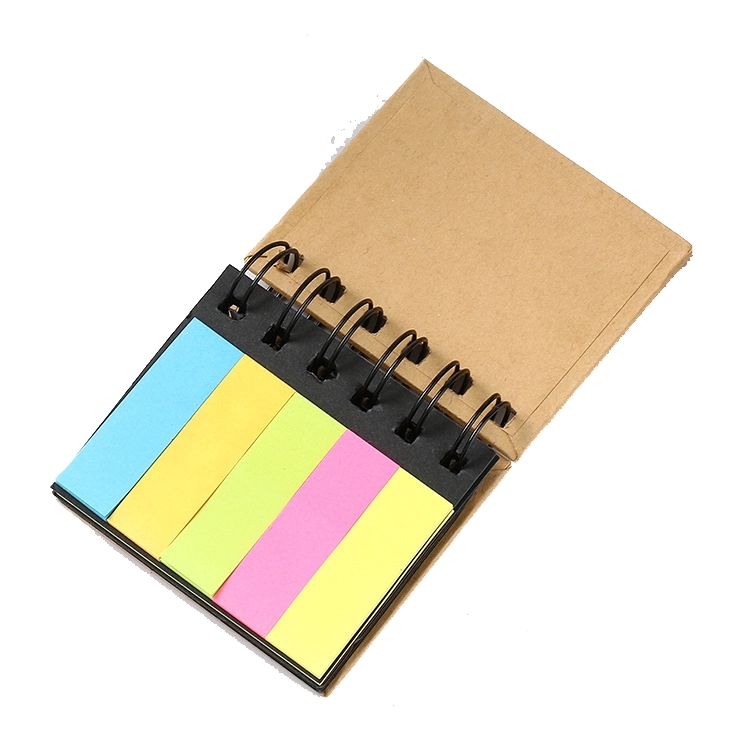 Spiral Book With Sticky Notes And Flags 5