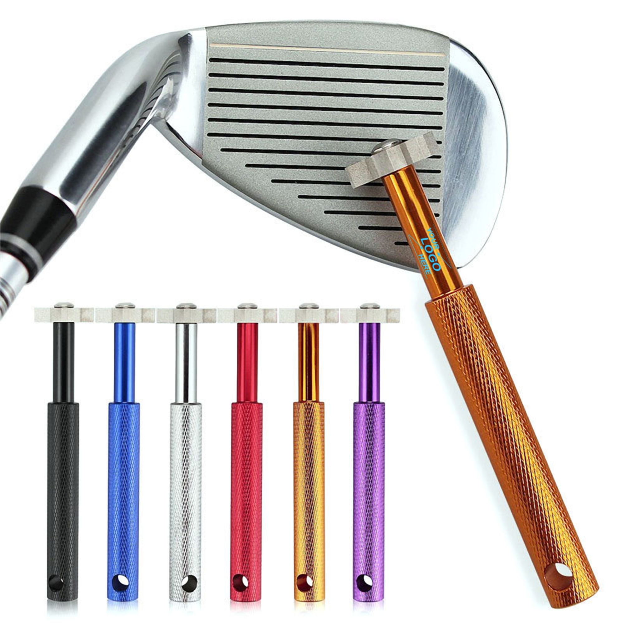 Golf Club Sharpener w/6 Heads