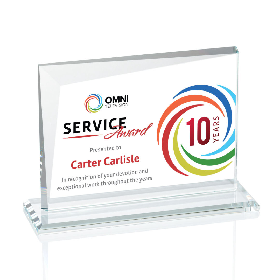 Mirela VividPrint™ Award - Clear 8