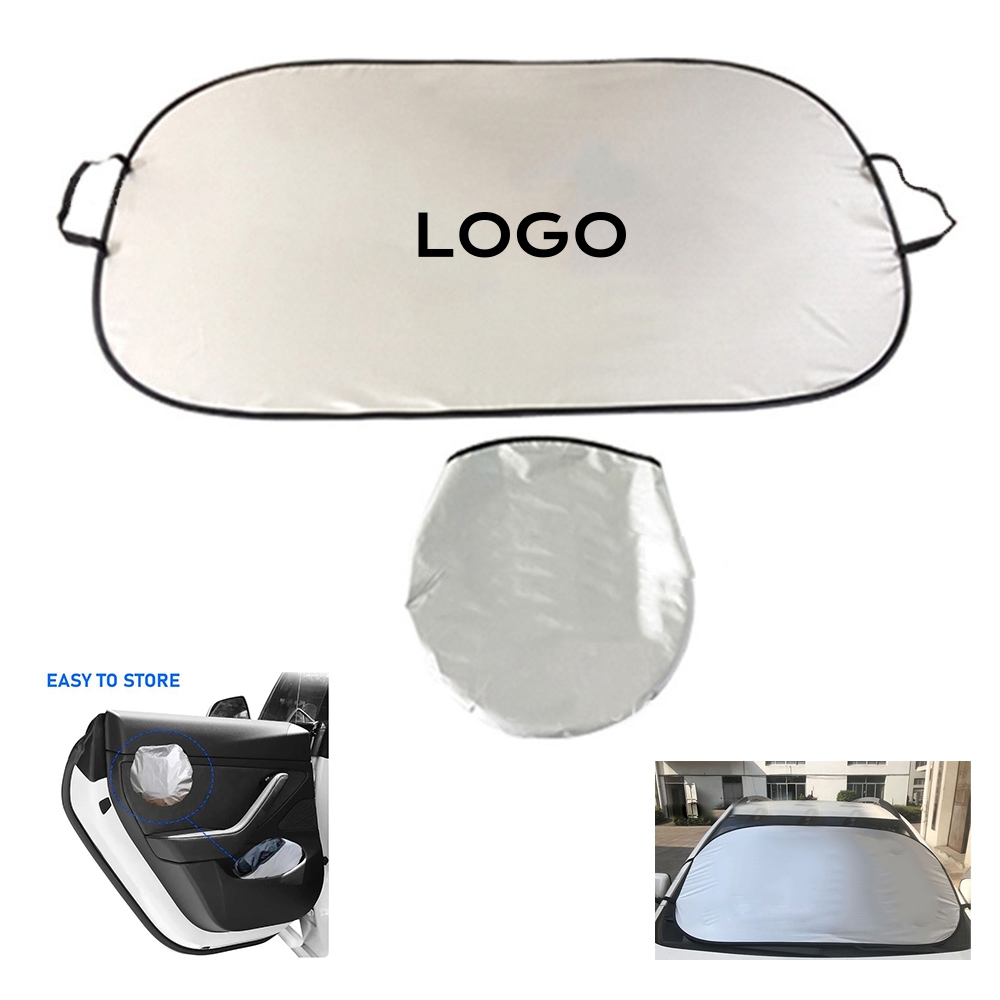 Folding Sun Shade for Car Front 2