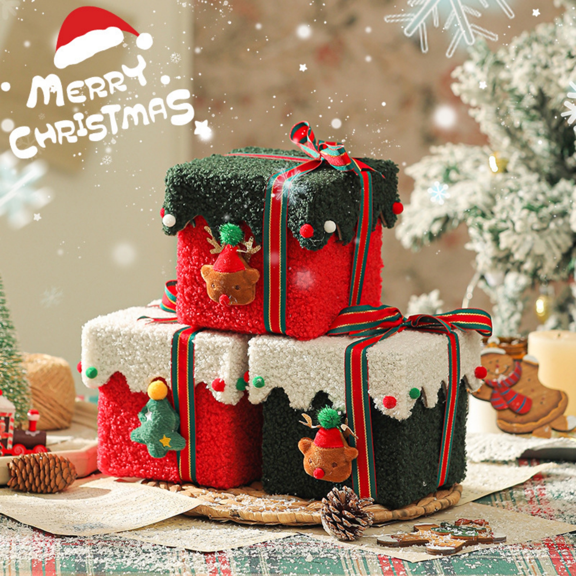 Christmas Cube Gift Box 2