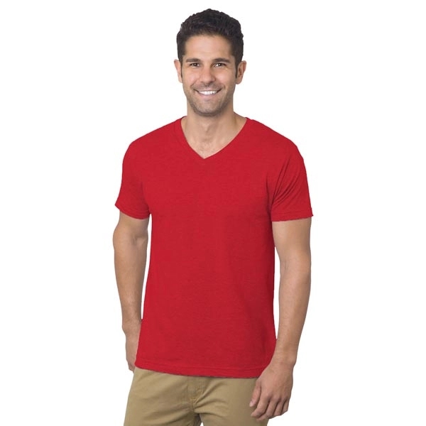 Unisex Fine Jersey V-Neck T-Shirt 6
