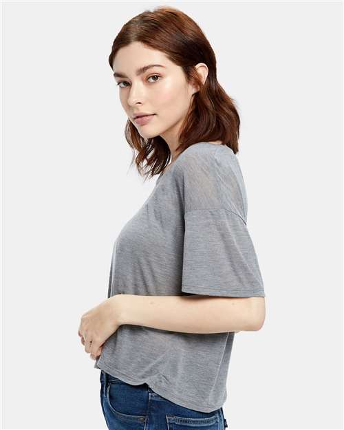 Women's Boxy Open Neck Tee - US309 25