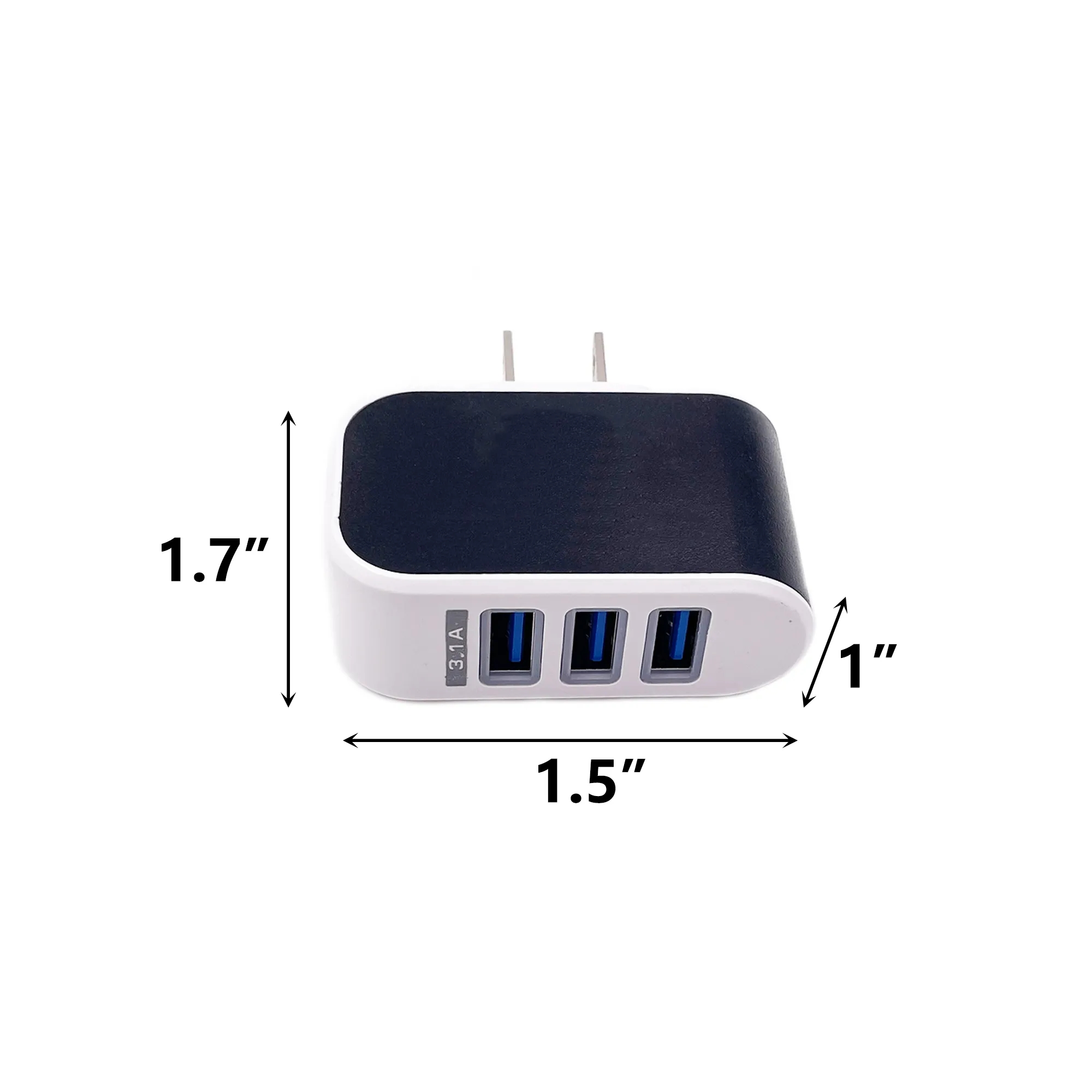 MOQ100 USB 3-Port Phone Charger 1