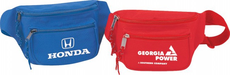 Poly Three-Zipper Fanny Pack 3