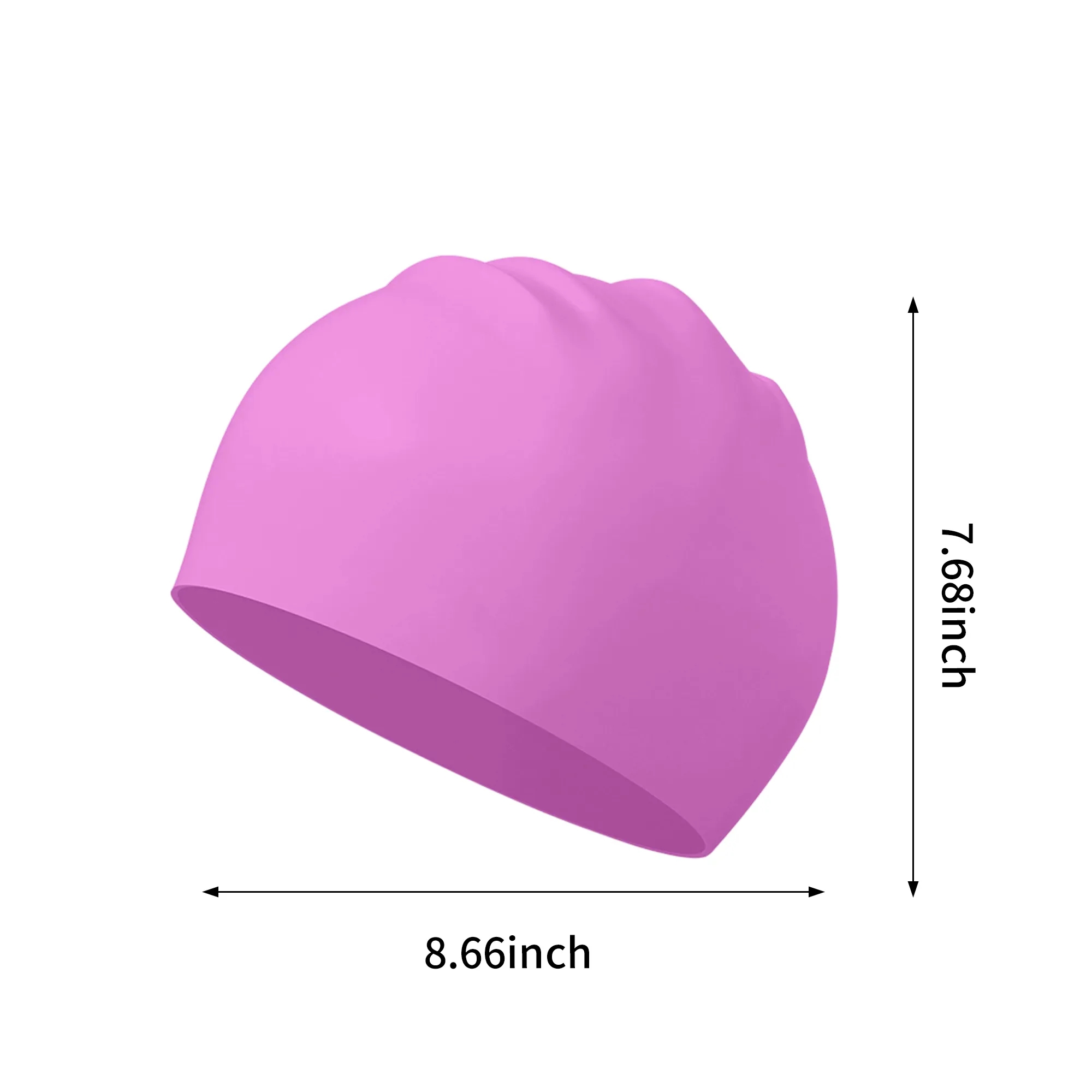 High-Elastic Comfortable Silicone Swim Cap 23