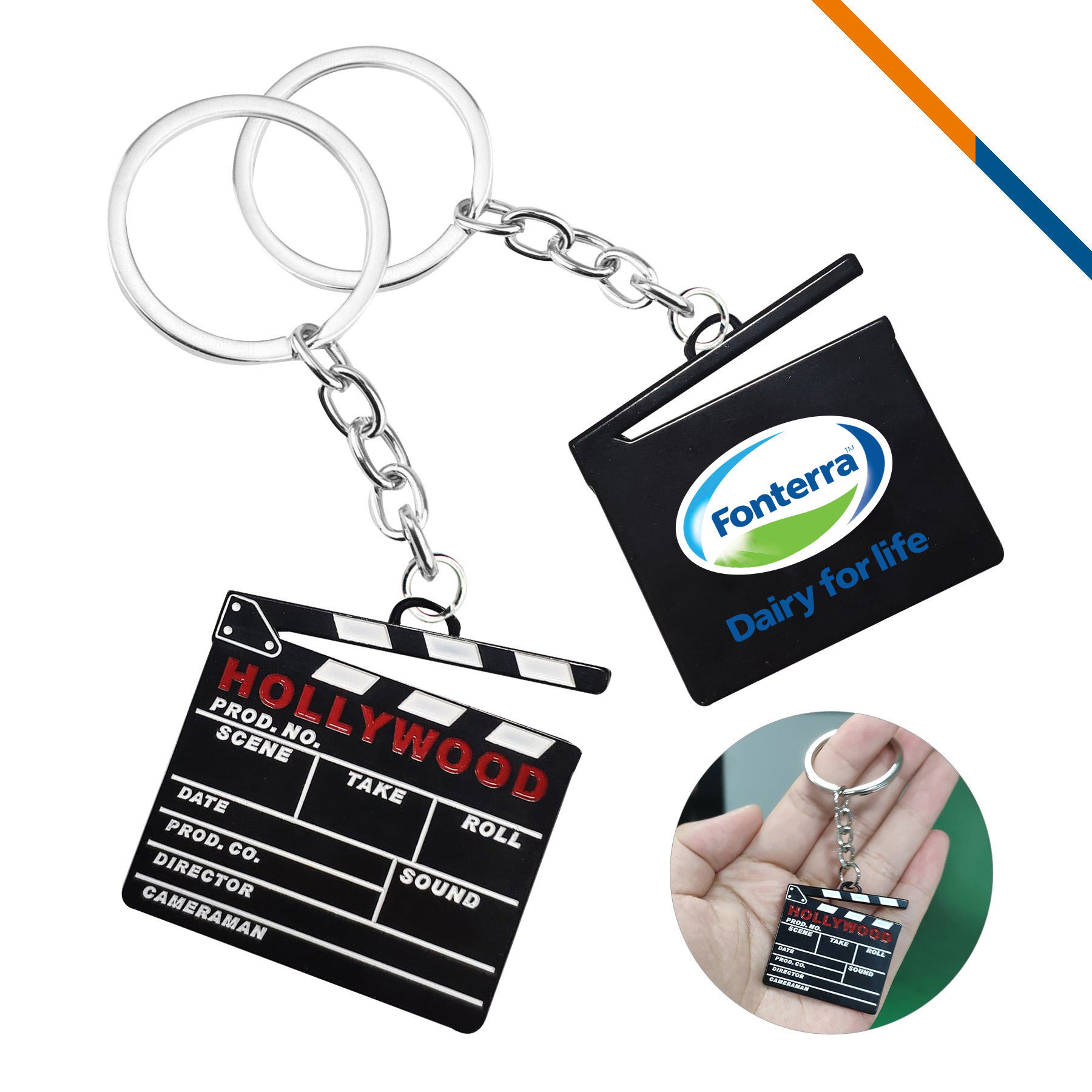 Director Clapboard Keychain 1