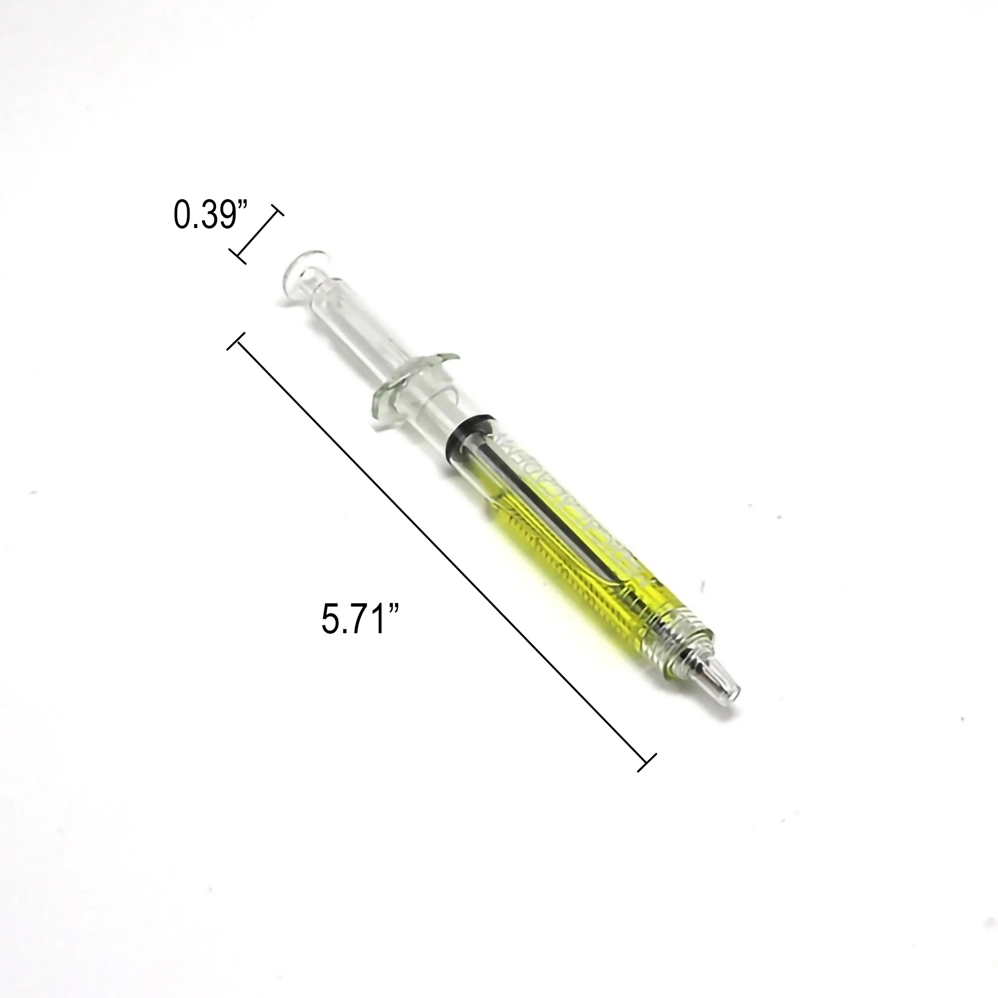Syringe Shaped Ballpoint Pen with Scale MOQ100 7