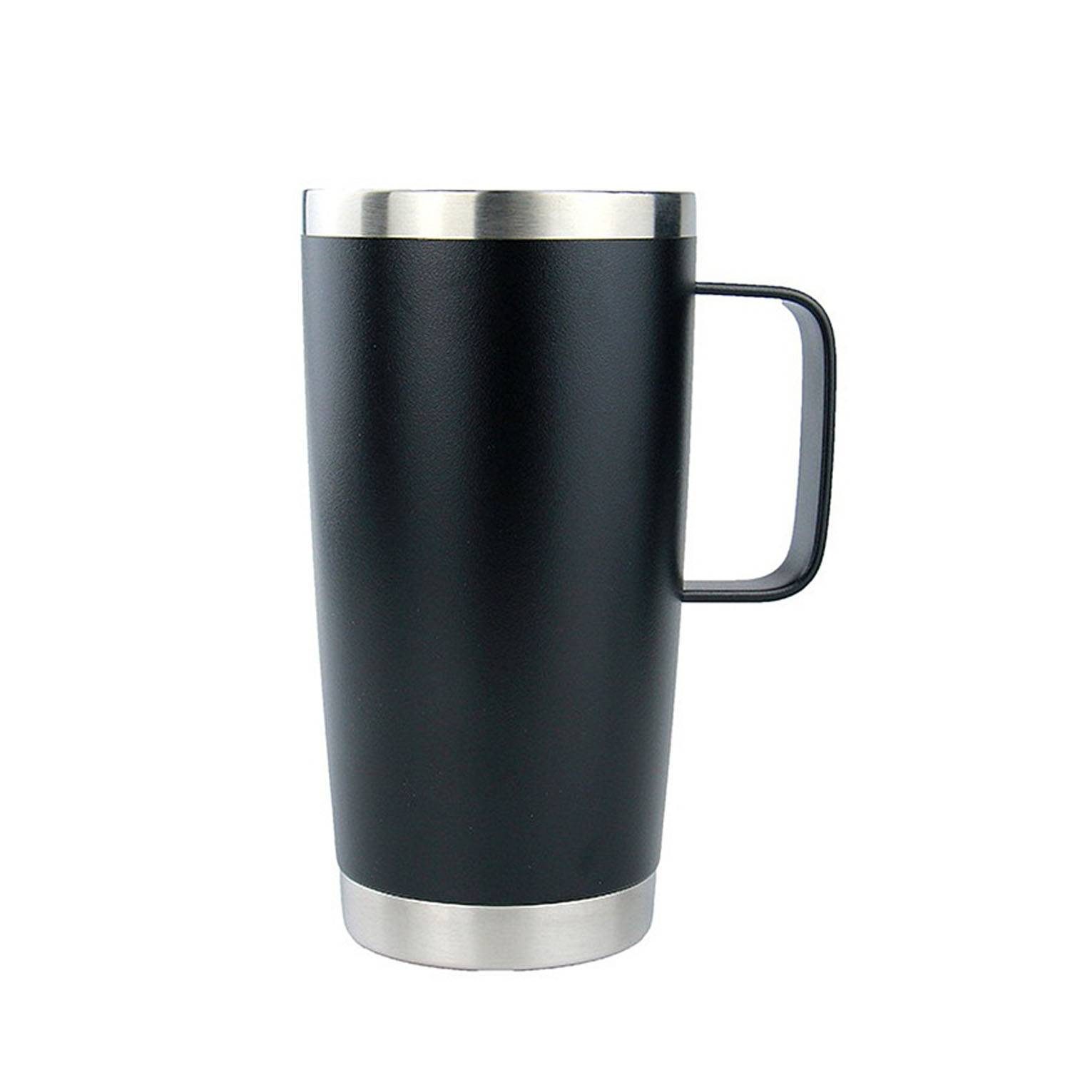 20oz Stainless Steel Insulated Coffee Tumbler w/ Handle 7