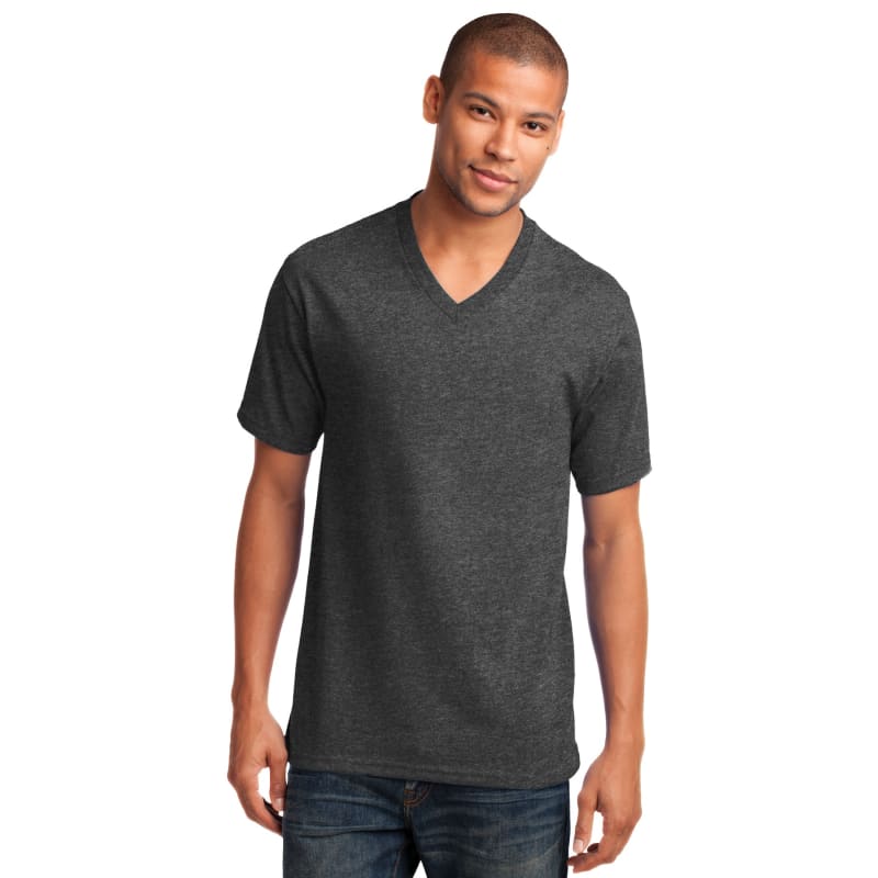 Port & Company Core Cotton V-Neck Tee. 9