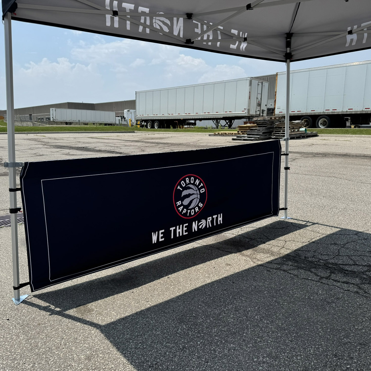 24 Hr Express Ship - Half Side Wall for 10x10 Tent Kit, Sublimated, Single Sided Print 8