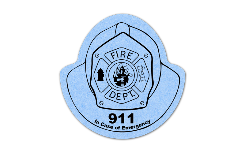 Fire Helmet Compressed Sponge