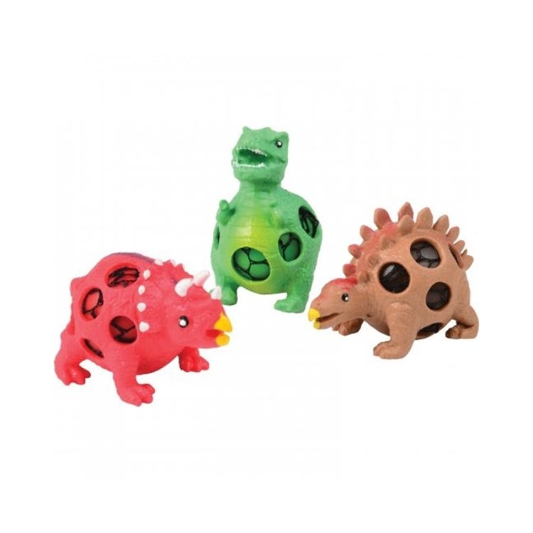 Dino Squeeze Mesh Balls - Assorted 2