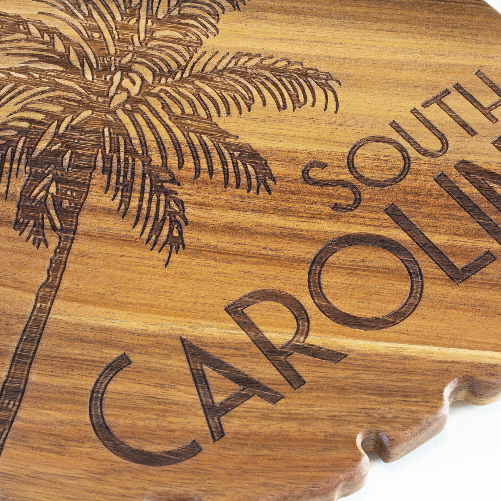 Rock & Branch® Origins Series South Carolina State Shaped Wood Serving and Cutting Board 5
