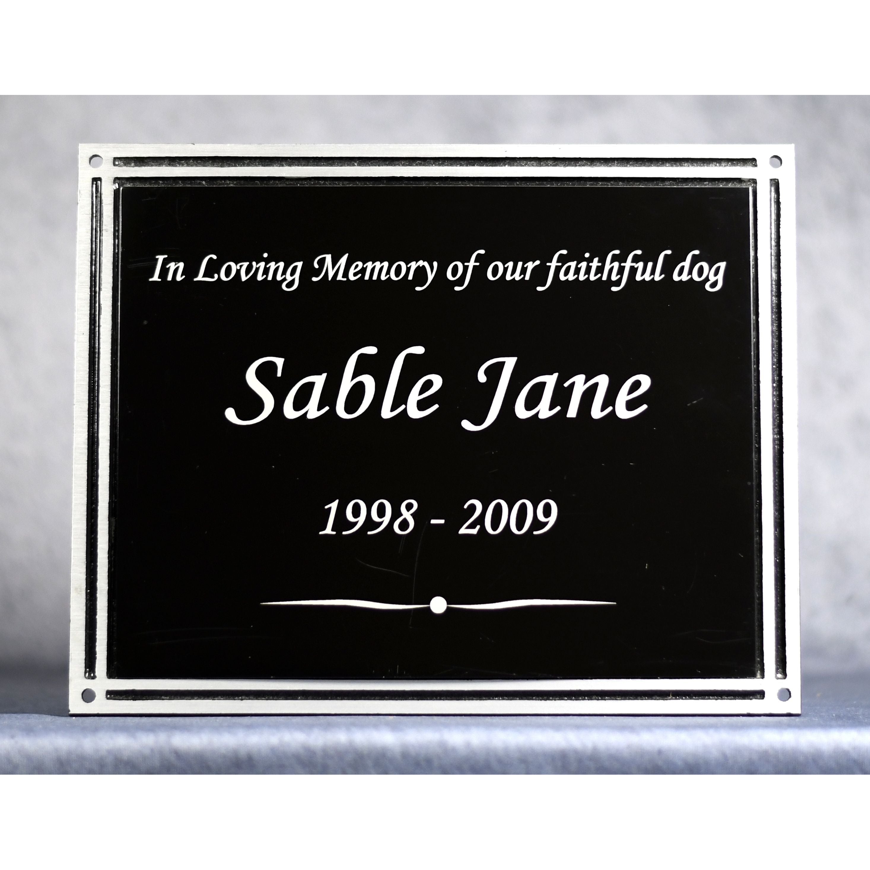 Cast Aluminum Plaque 3
