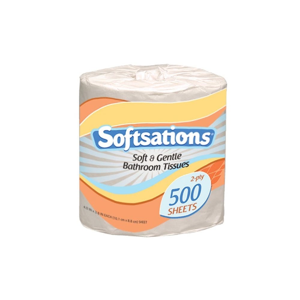 Toilet Tissue Rolls - 2-Ply 500 Sheets 2