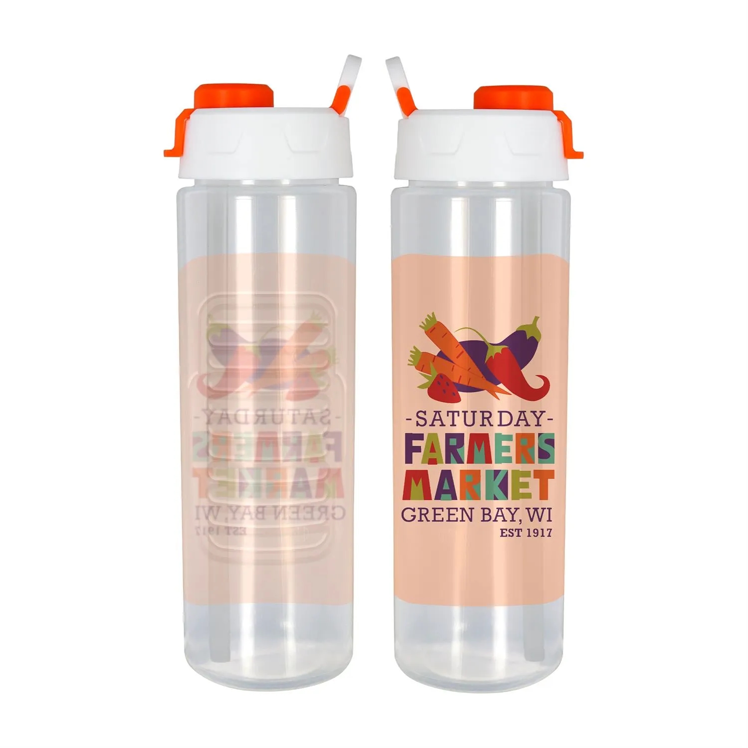 Sip or Swig 24 oz. Full Color Debossed Bottle 20