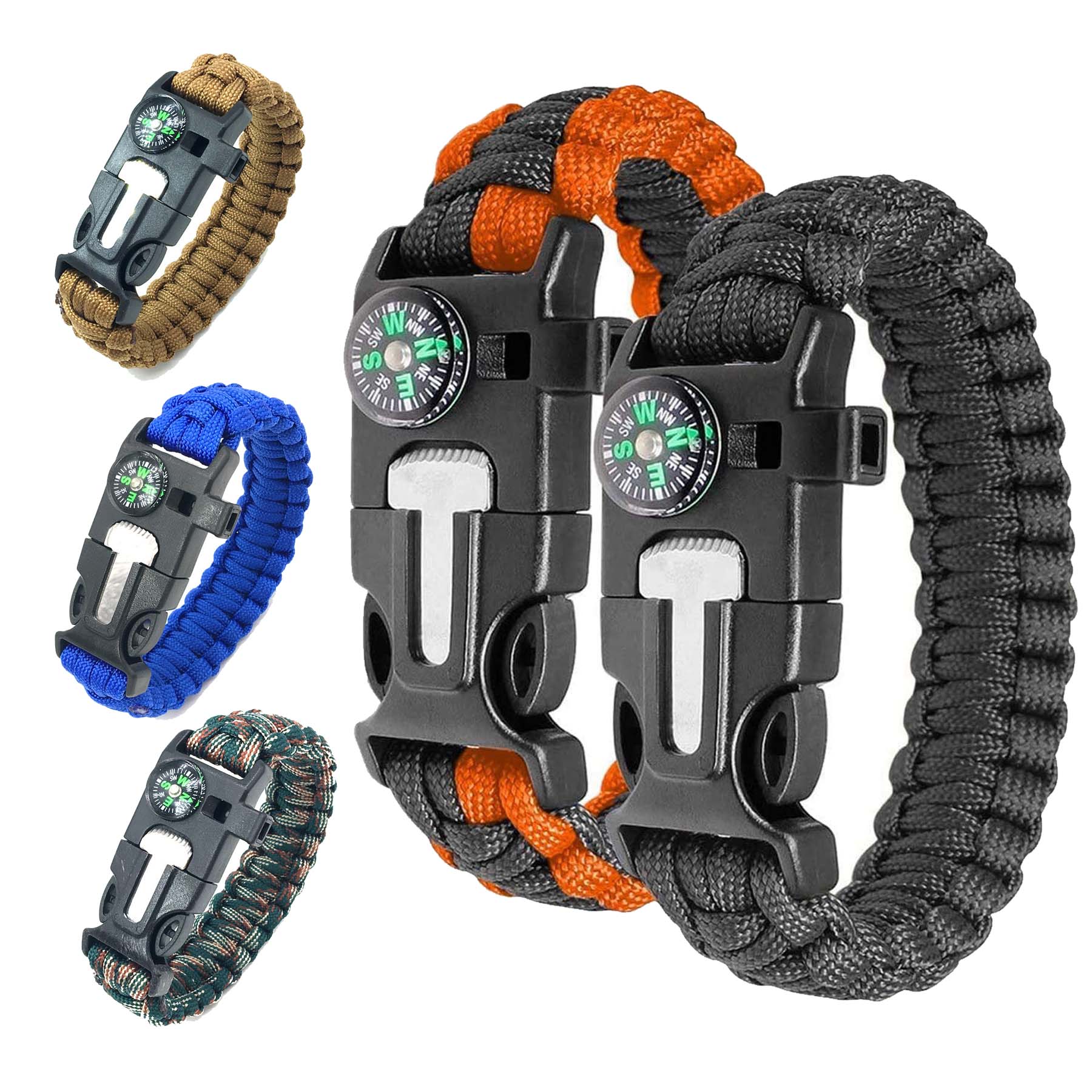 Outdoor Survival Compass Bracelets 2