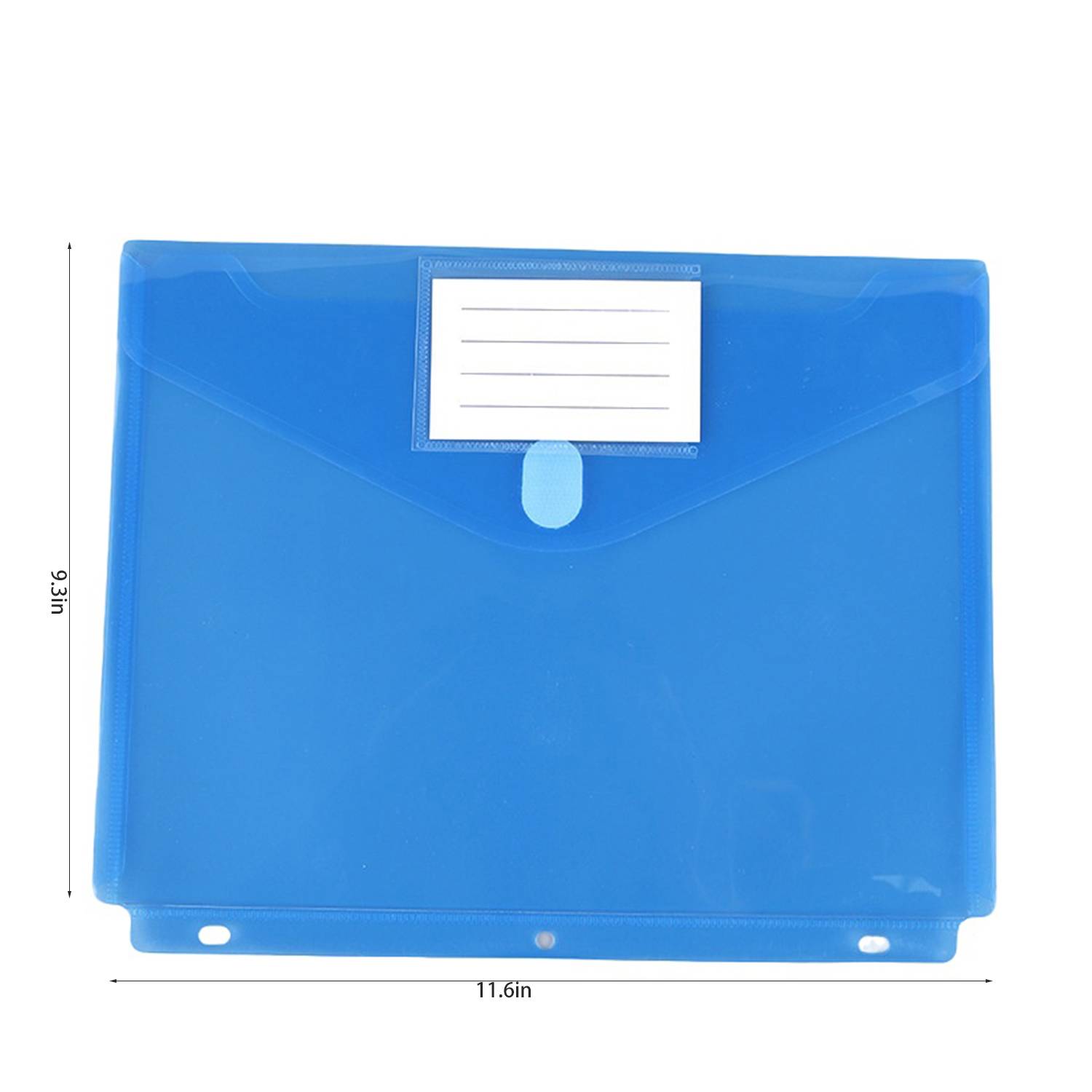 A4 Plastic File Folder w/ Label Pocket 2