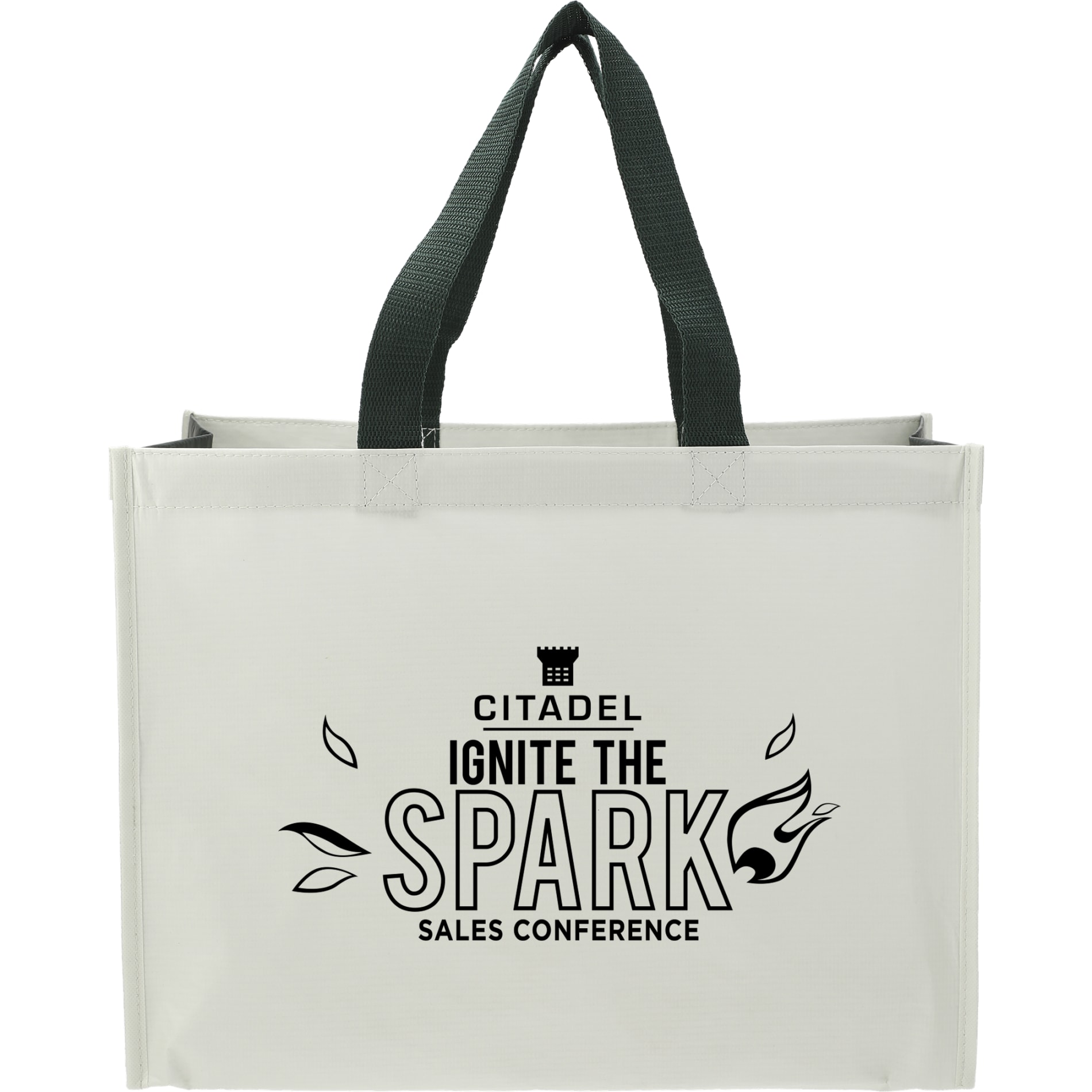 RPET Laminated Matte Shopper Tote 11