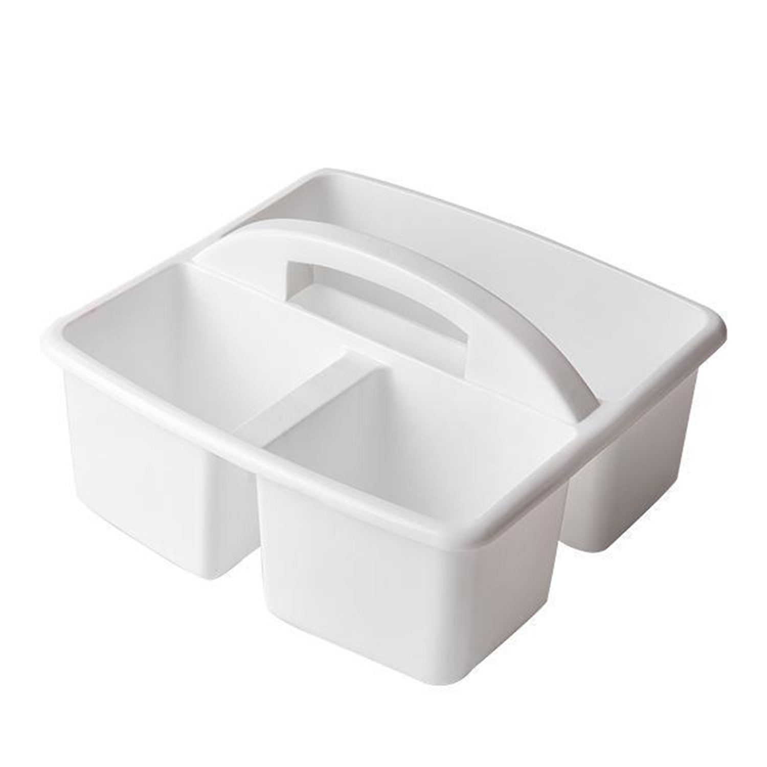 3 Compartment Plastic Storage Caddy with Handle 6