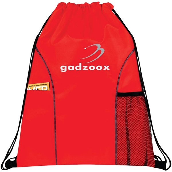 Vernon Dual Pocket Drawstring Bag 9