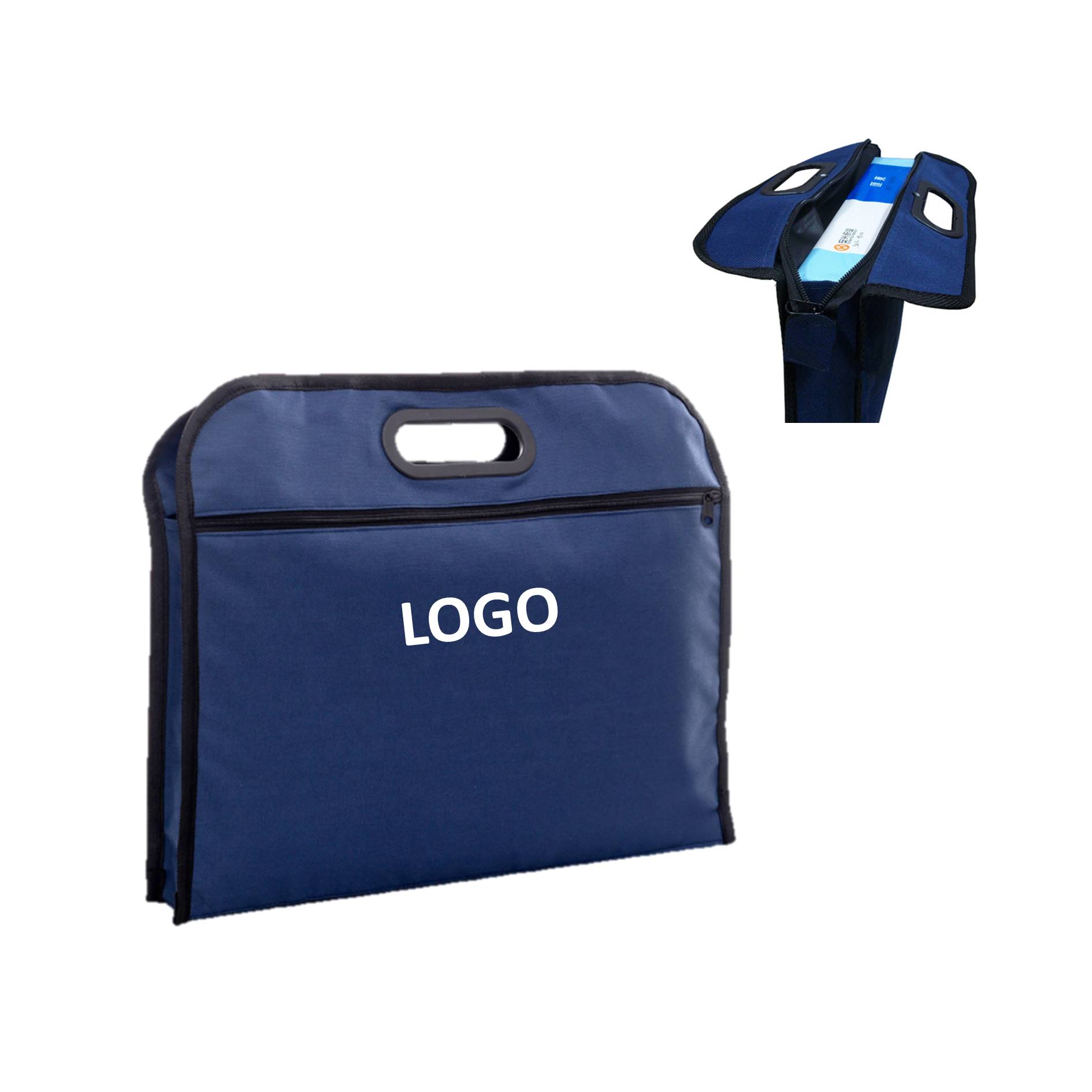 Portable Zipper Expanding File Folder Bag 2