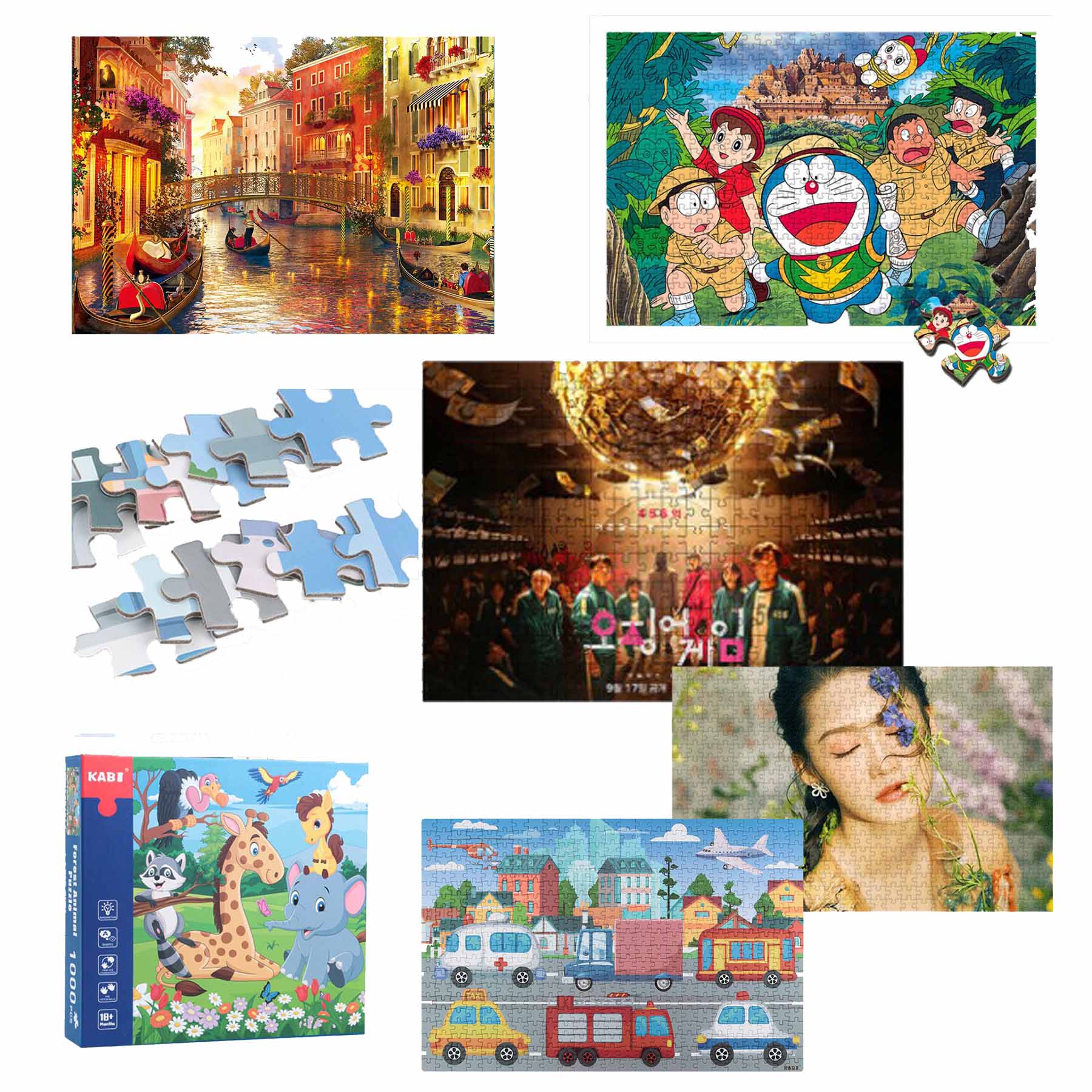 500pcs Custom Jigsaw Puzzle With Box 2
